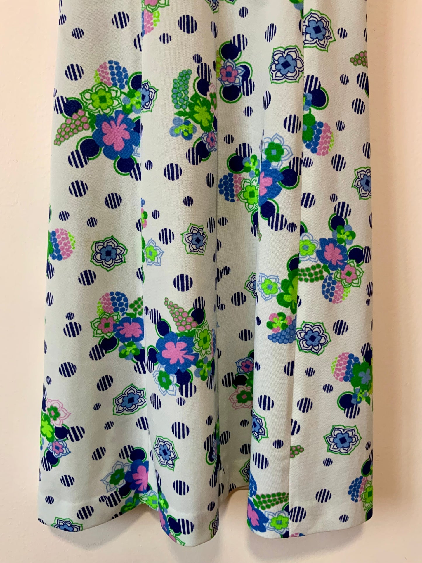 Robe à fleurs Vintage 1970-T38/40