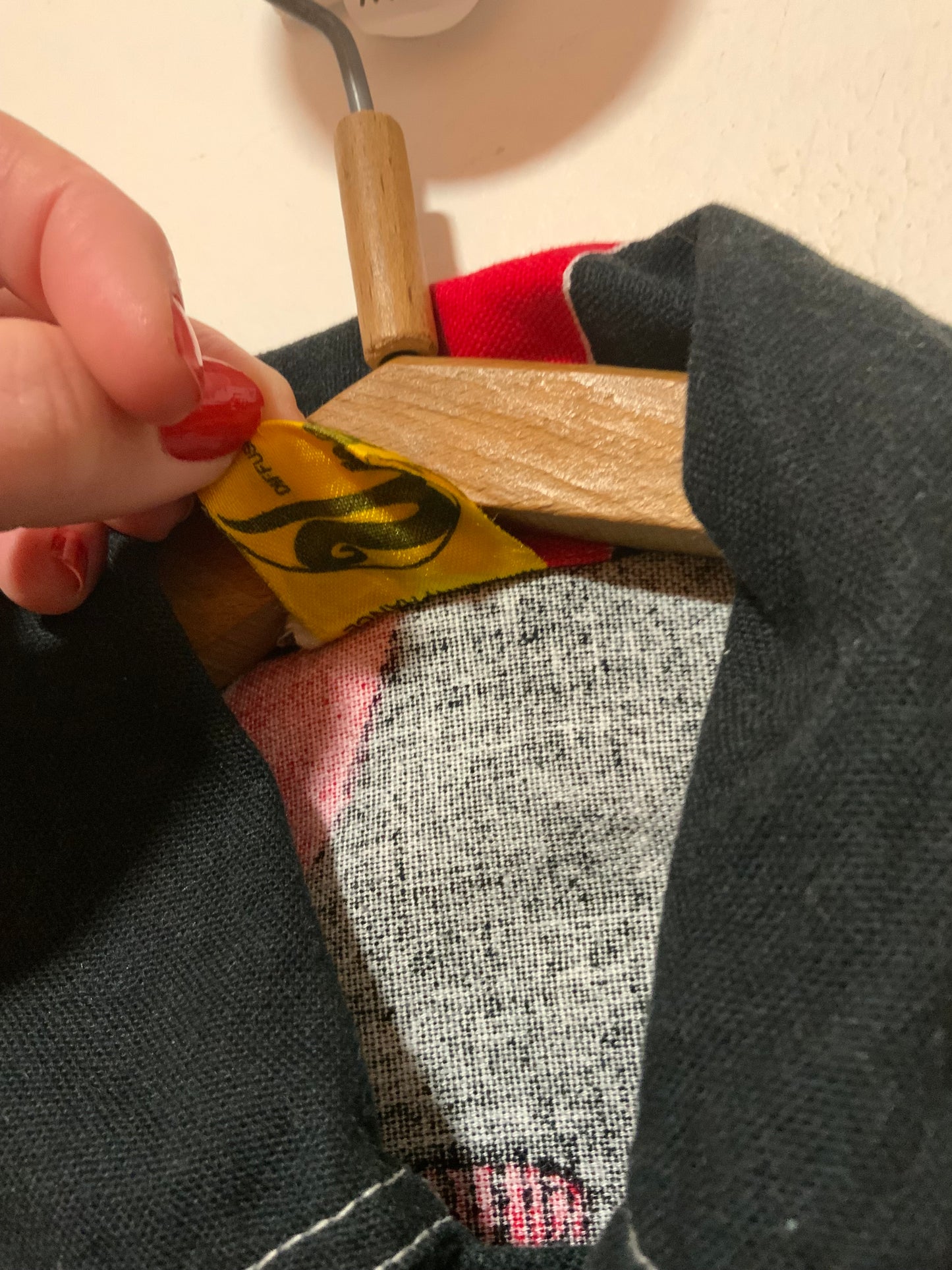 Chemise Vintage 1970 Col pelle à tartes Publicitaire - T34