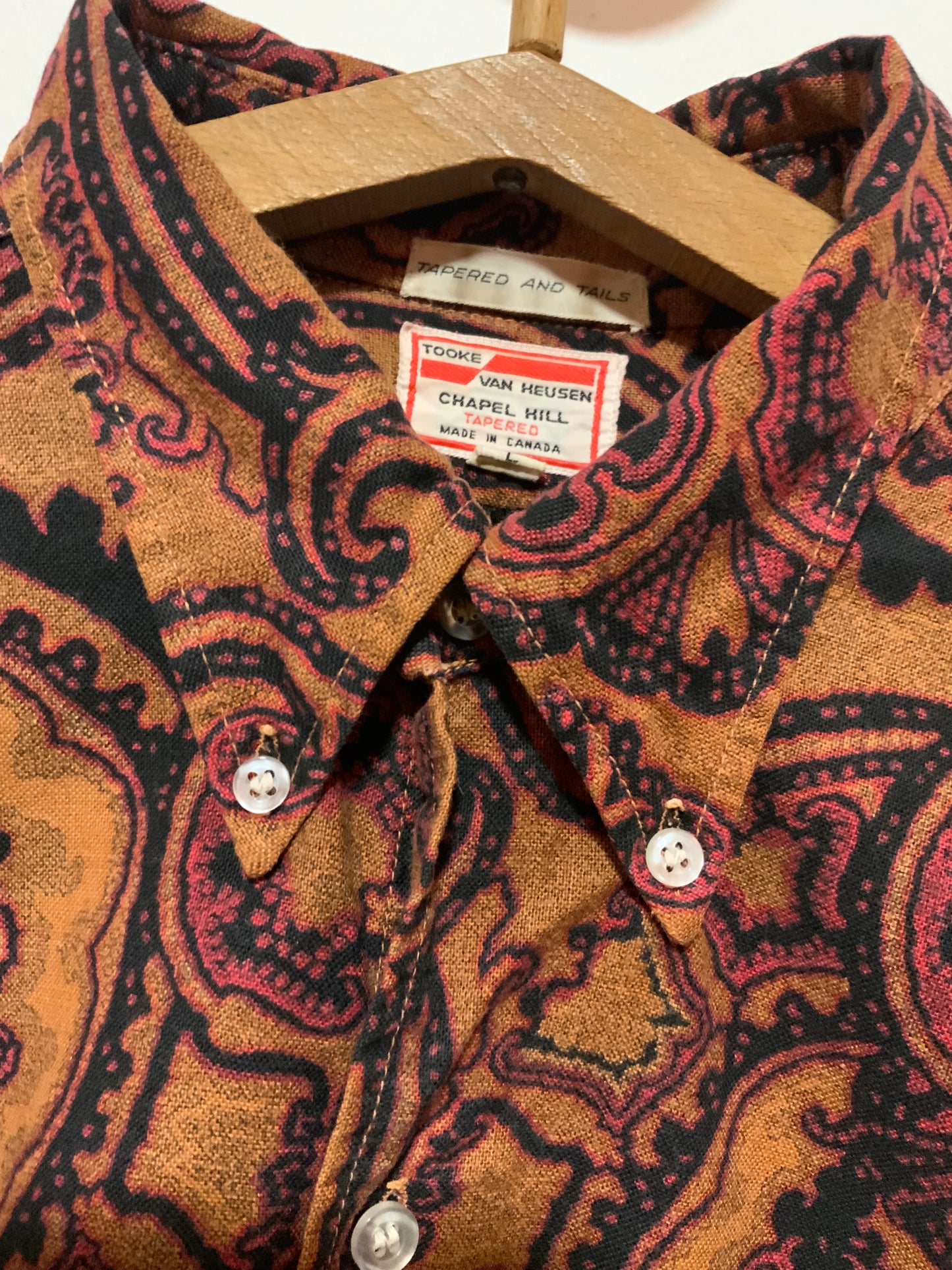 Chemise Canadienne Vintage Moutarde