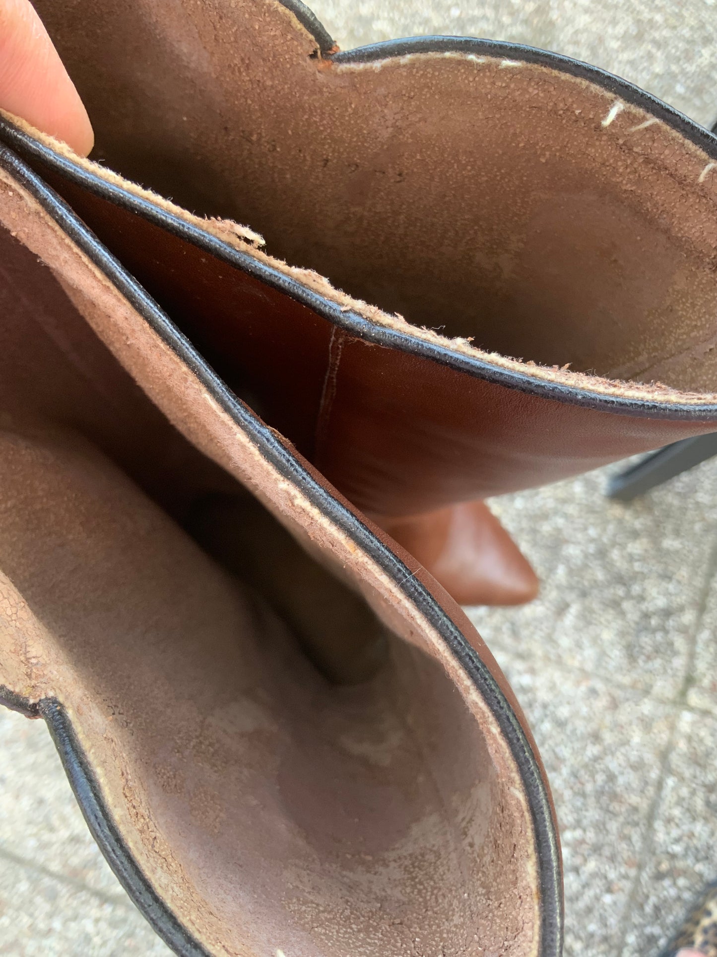 Bottes Vintage 1980 Cuir - T36
