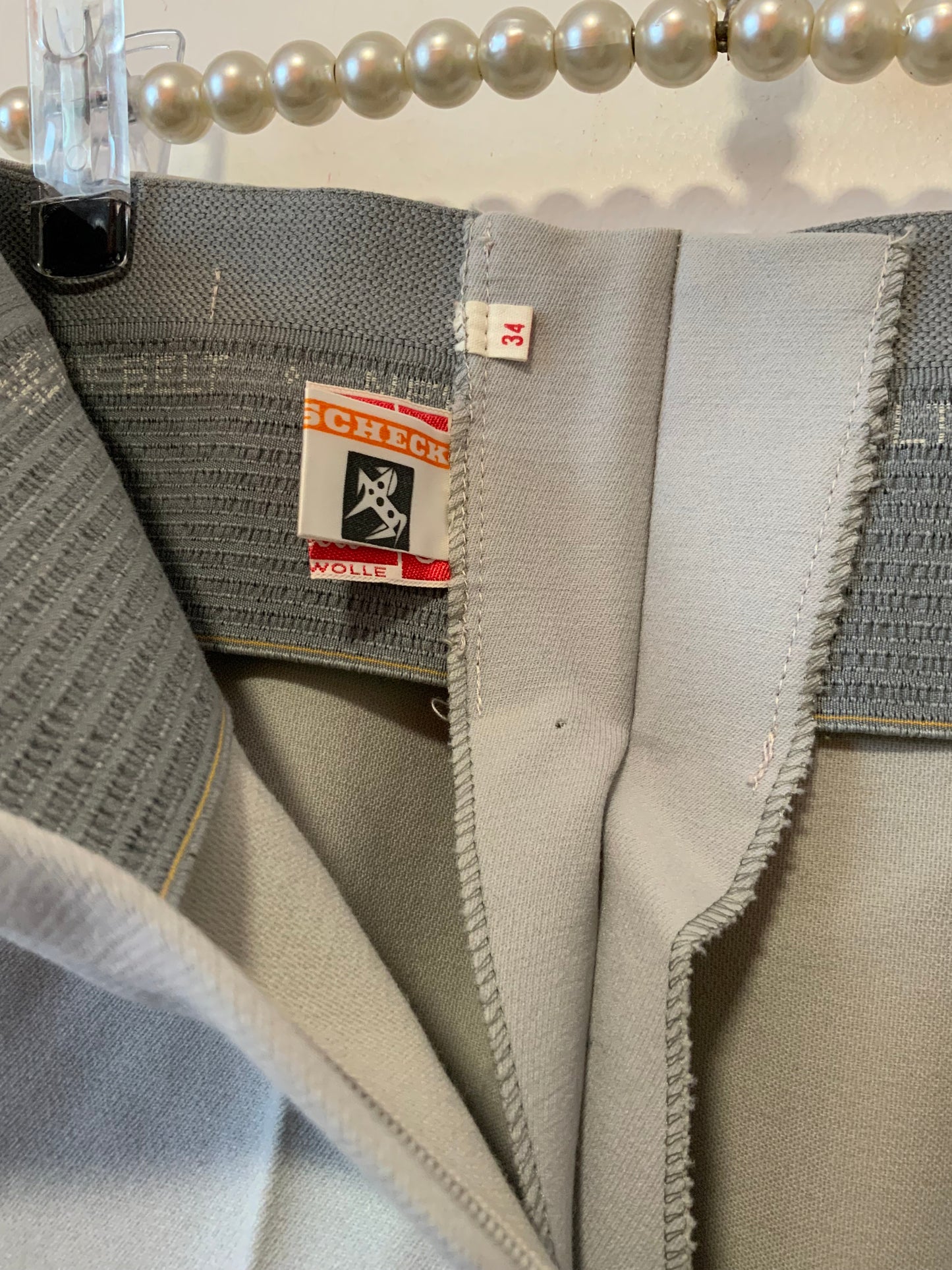 Rare Flare Fuseau Pattes d’éléphant Vintage 1960/70 Cuir - T30/32.