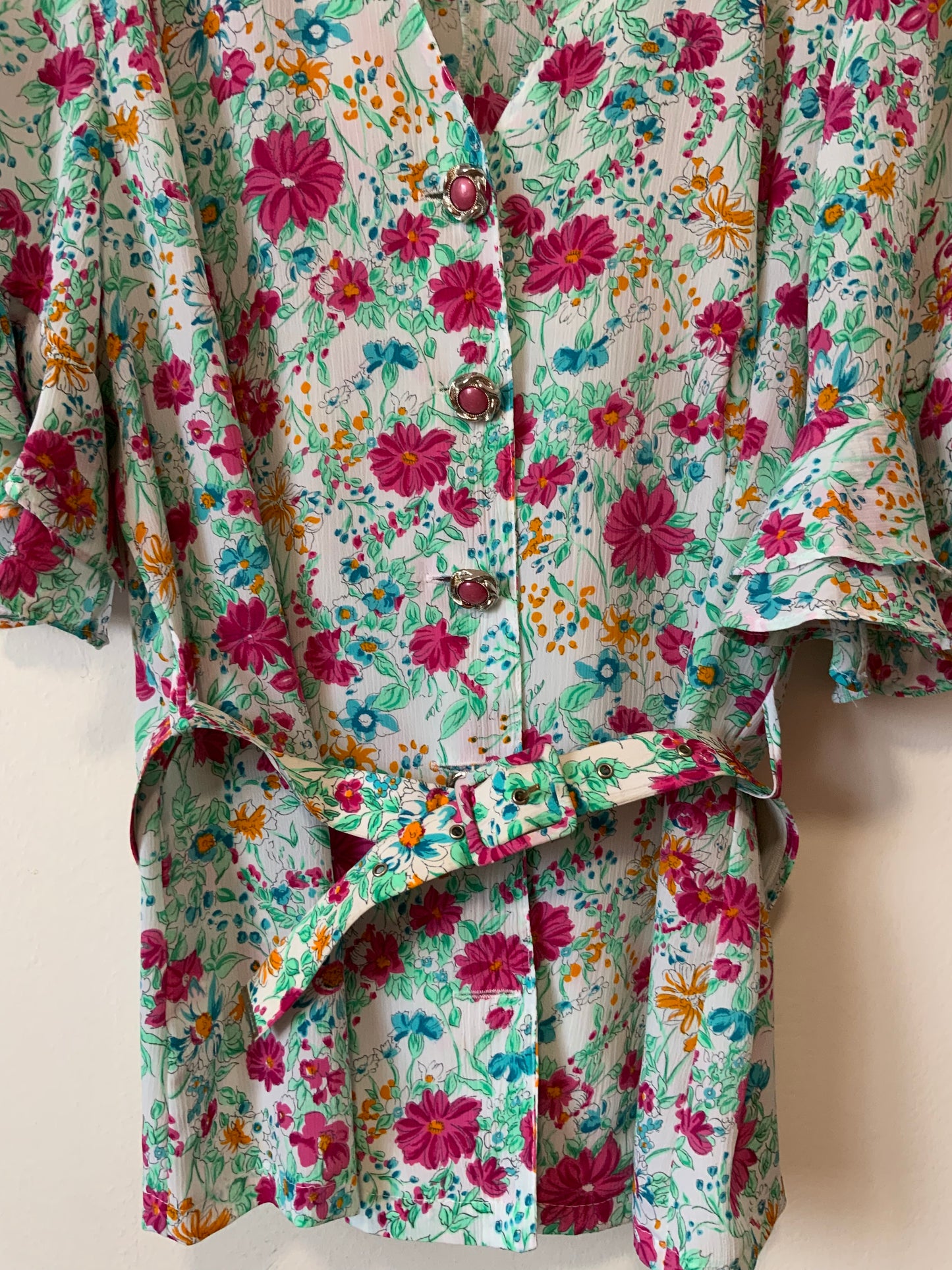 Ensemble à fleurs Vintage Chic France - T46/48-