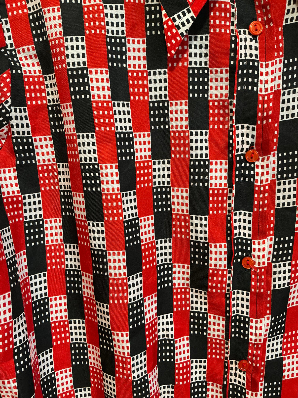 Chemise Superbe Vintage Seventies Col pelle à tartes -T44