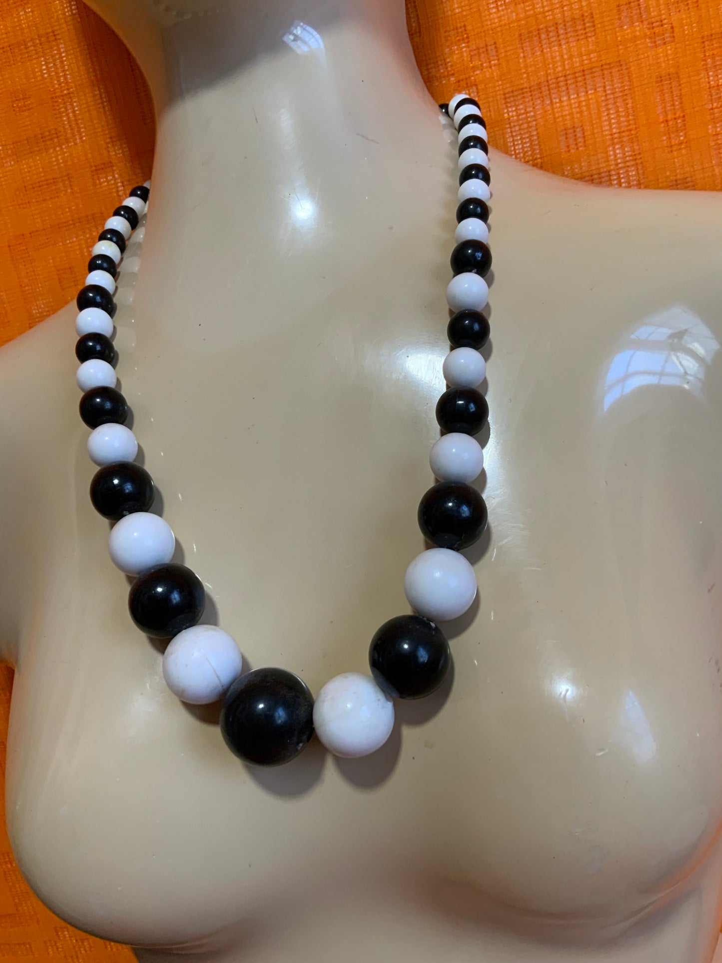 Collier de perles Vintage 1980