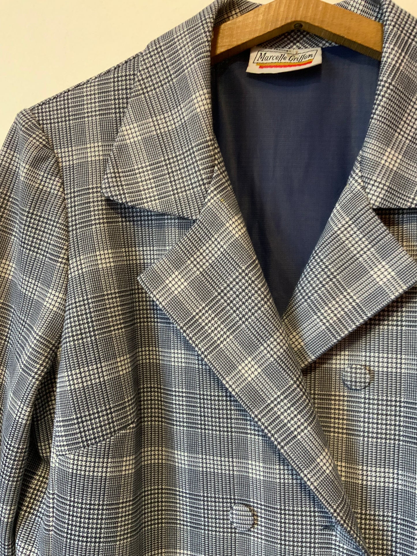 Veste carreaux Prince de Galles M.Griffon Vintage