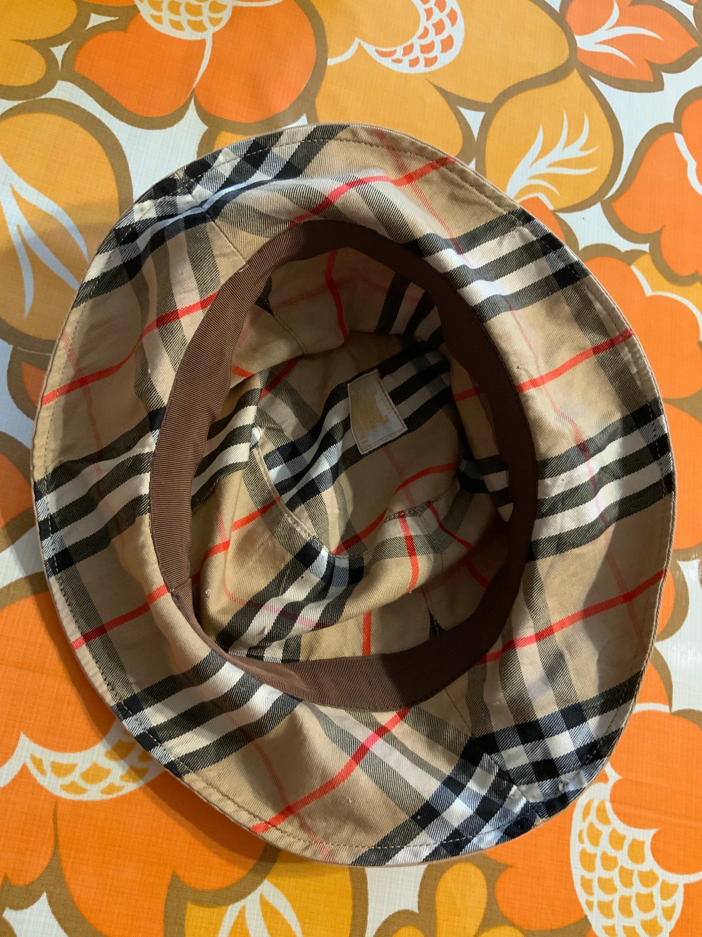 Chapeau Bob Burberry Carreaux - TU