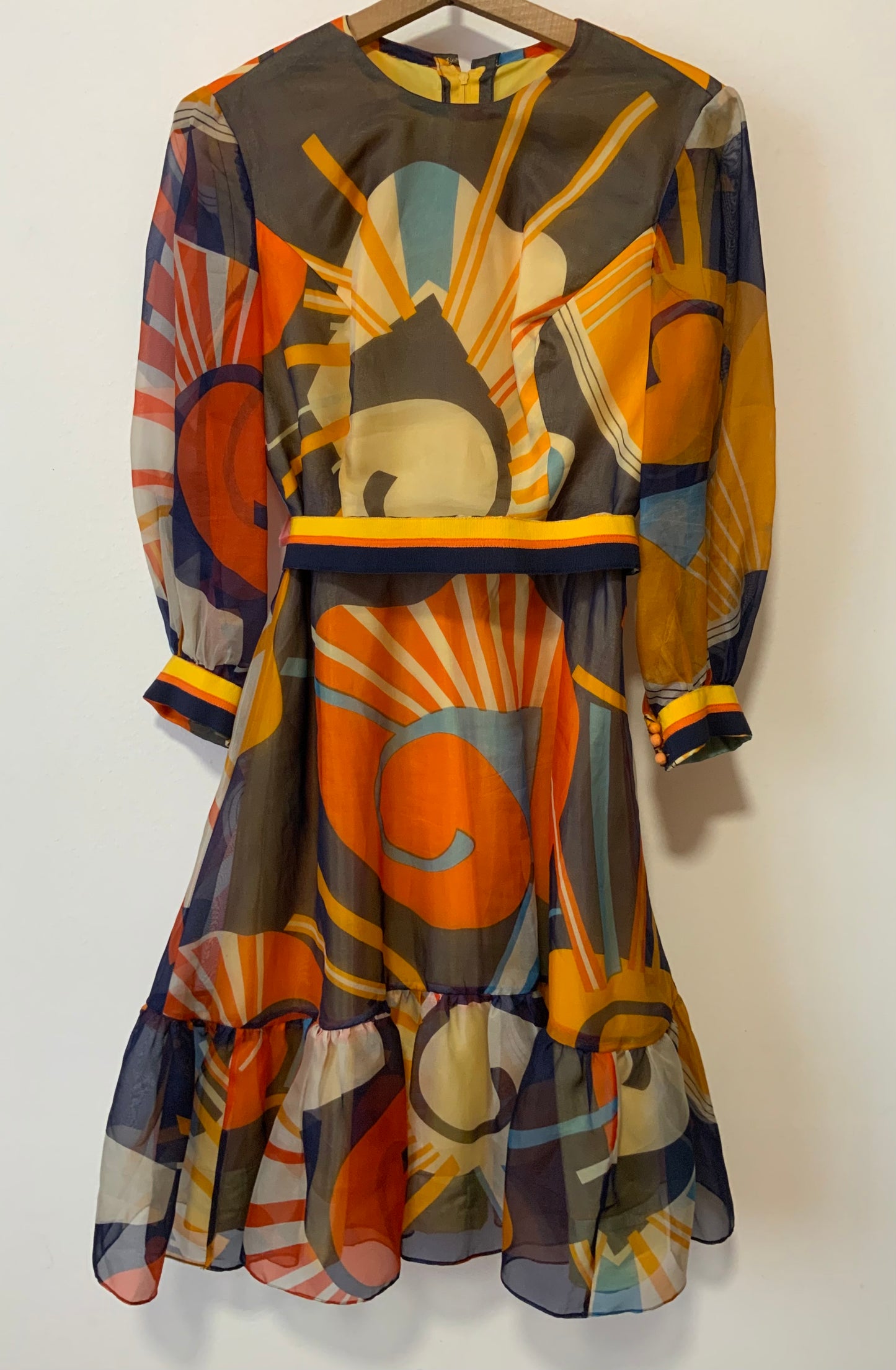 Fabuleuse Robe Confection main Seventies Vintage - T38