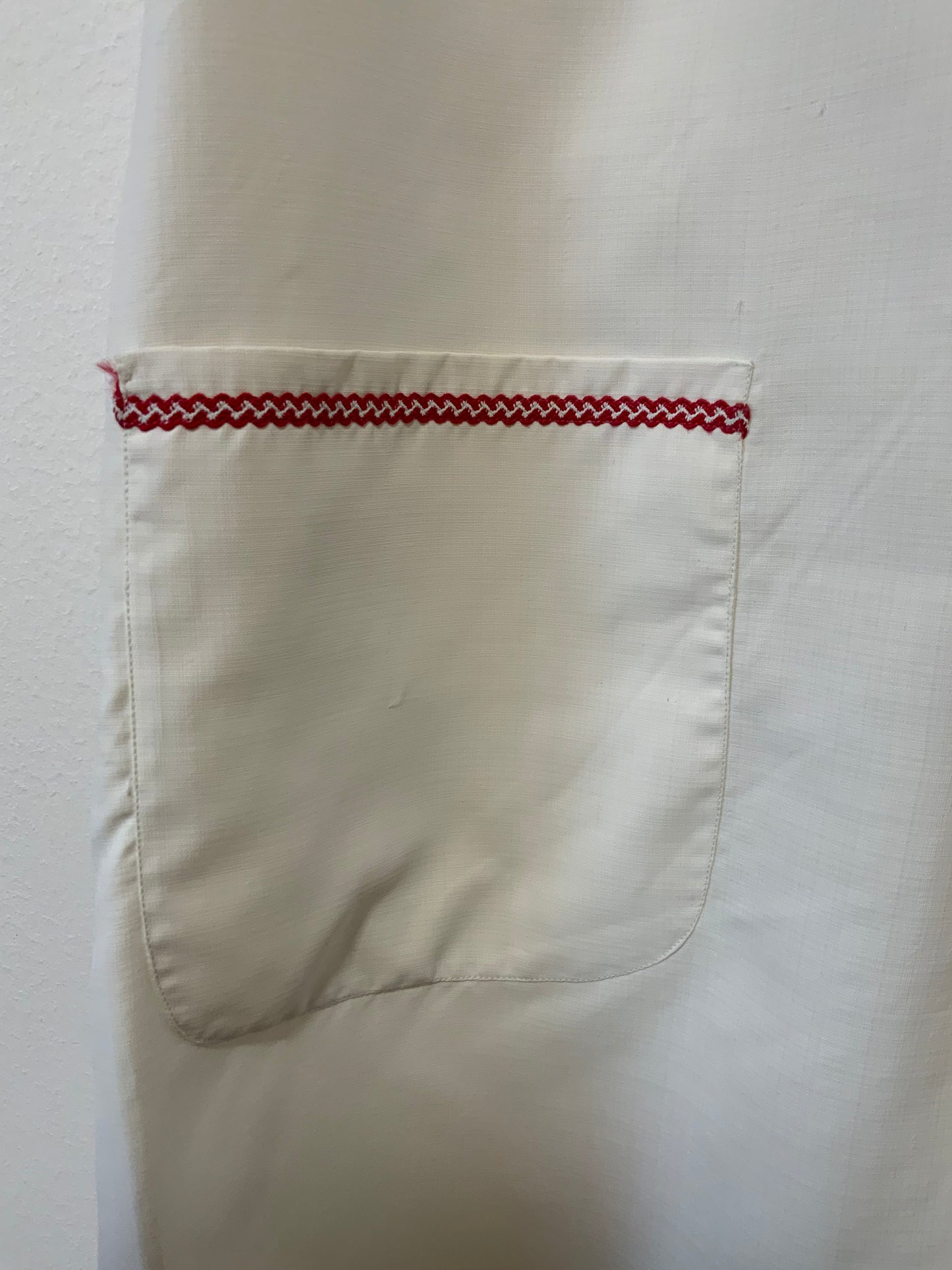 Robe blouse Nylon avec liserés Vintage 1970- T40-