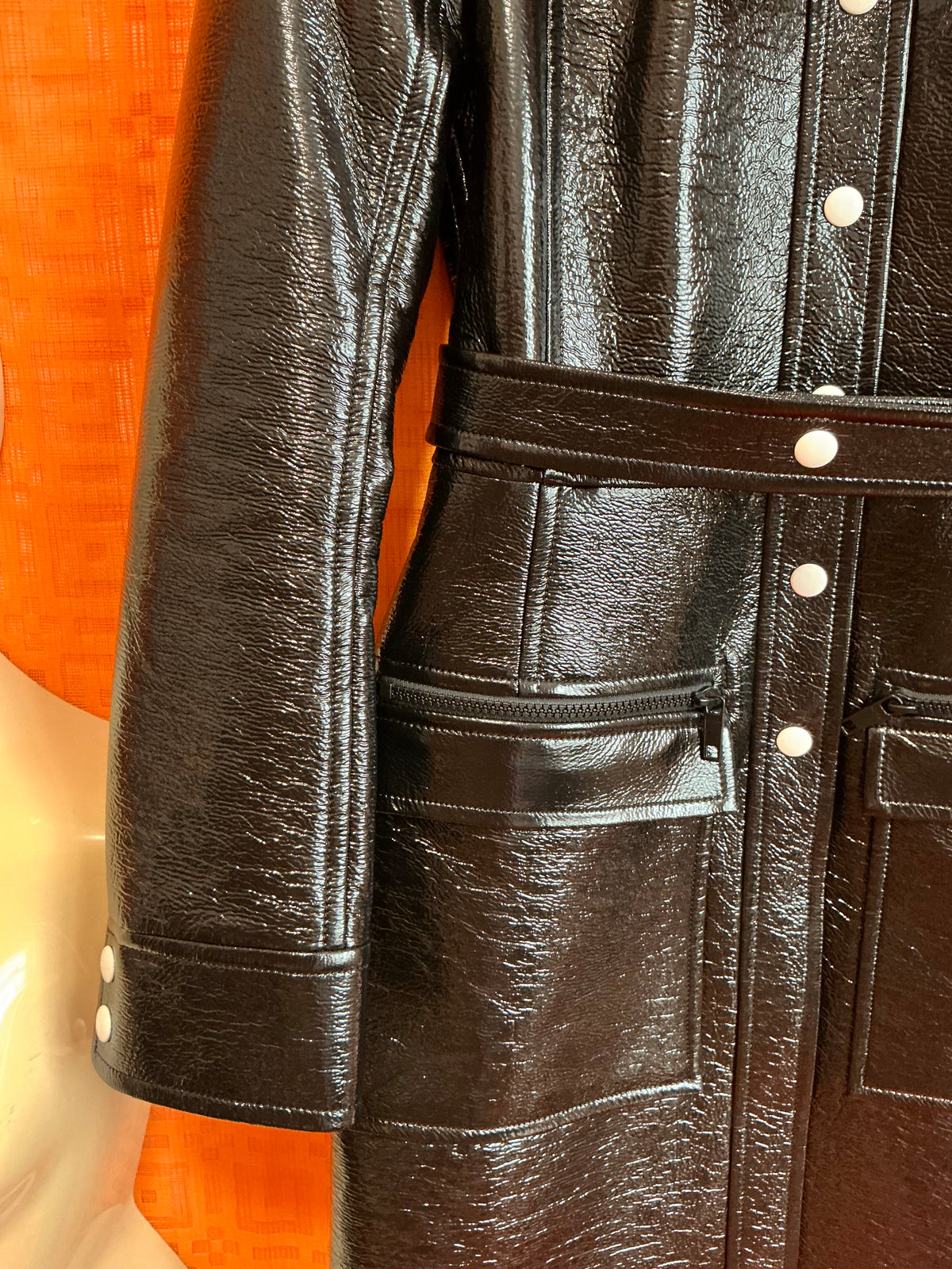 Trench Vinyl Reedition Courreges 1970 Neuf - T36