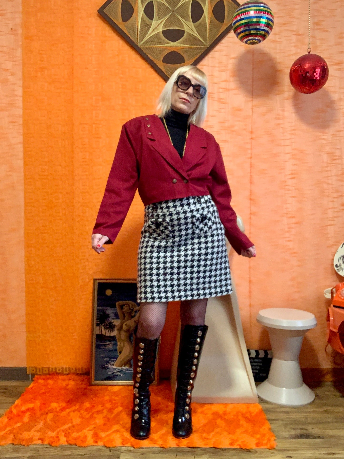 Veste courte Épaulettes Vintage Fin 80’