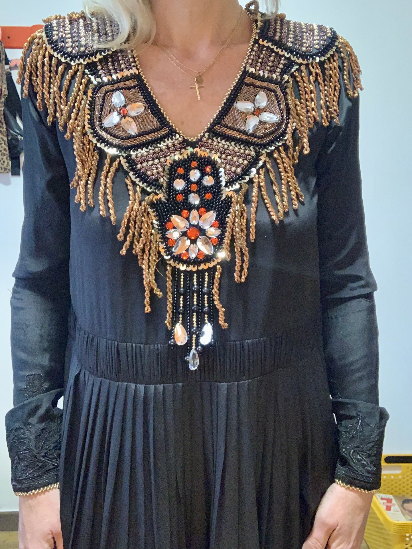 Robe Soie Manoush Sequins paillettes - T36