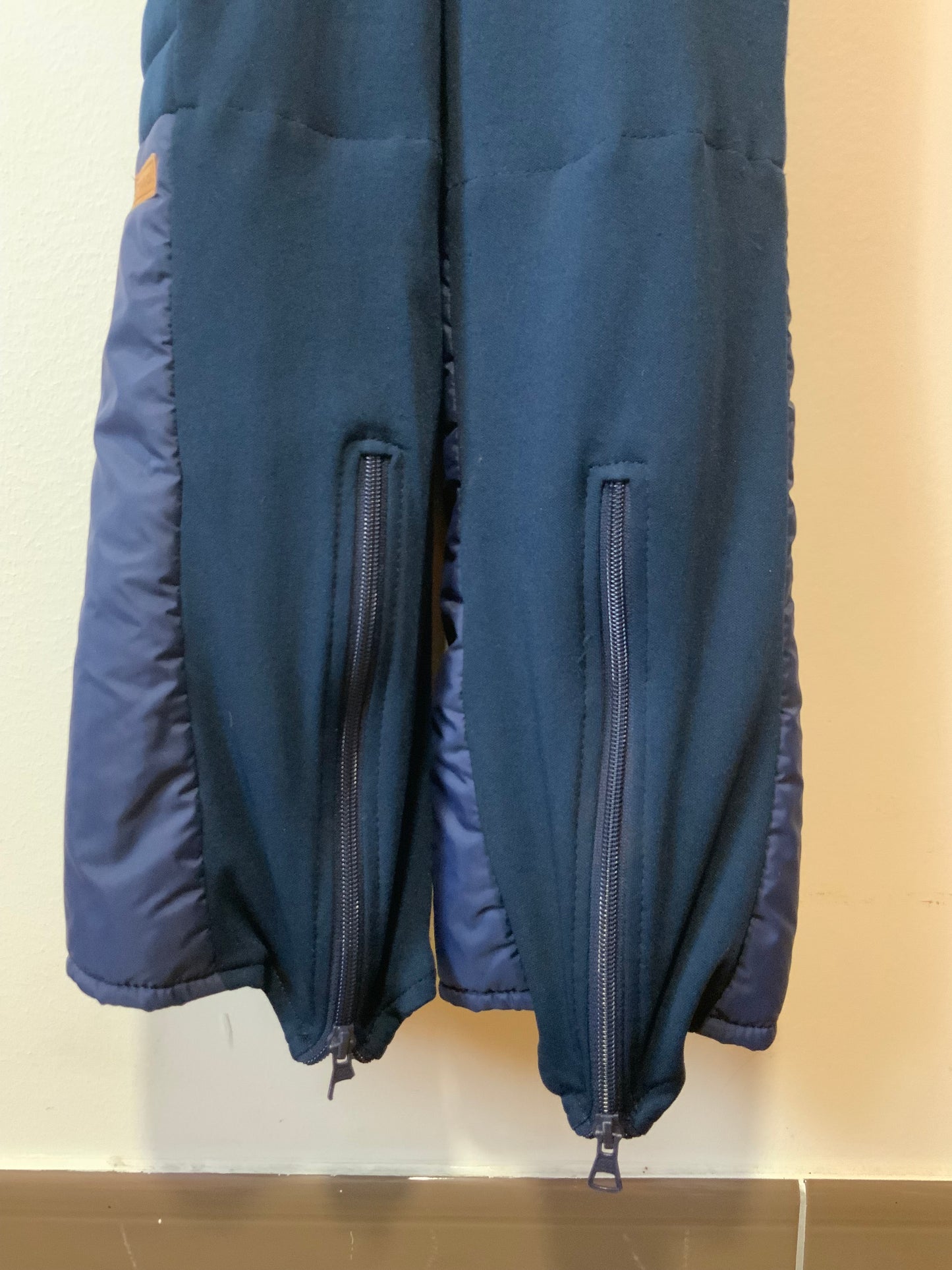 Salopette de ski Fuseau avec renforts Sports d’hiver 1970/80 France Vintage