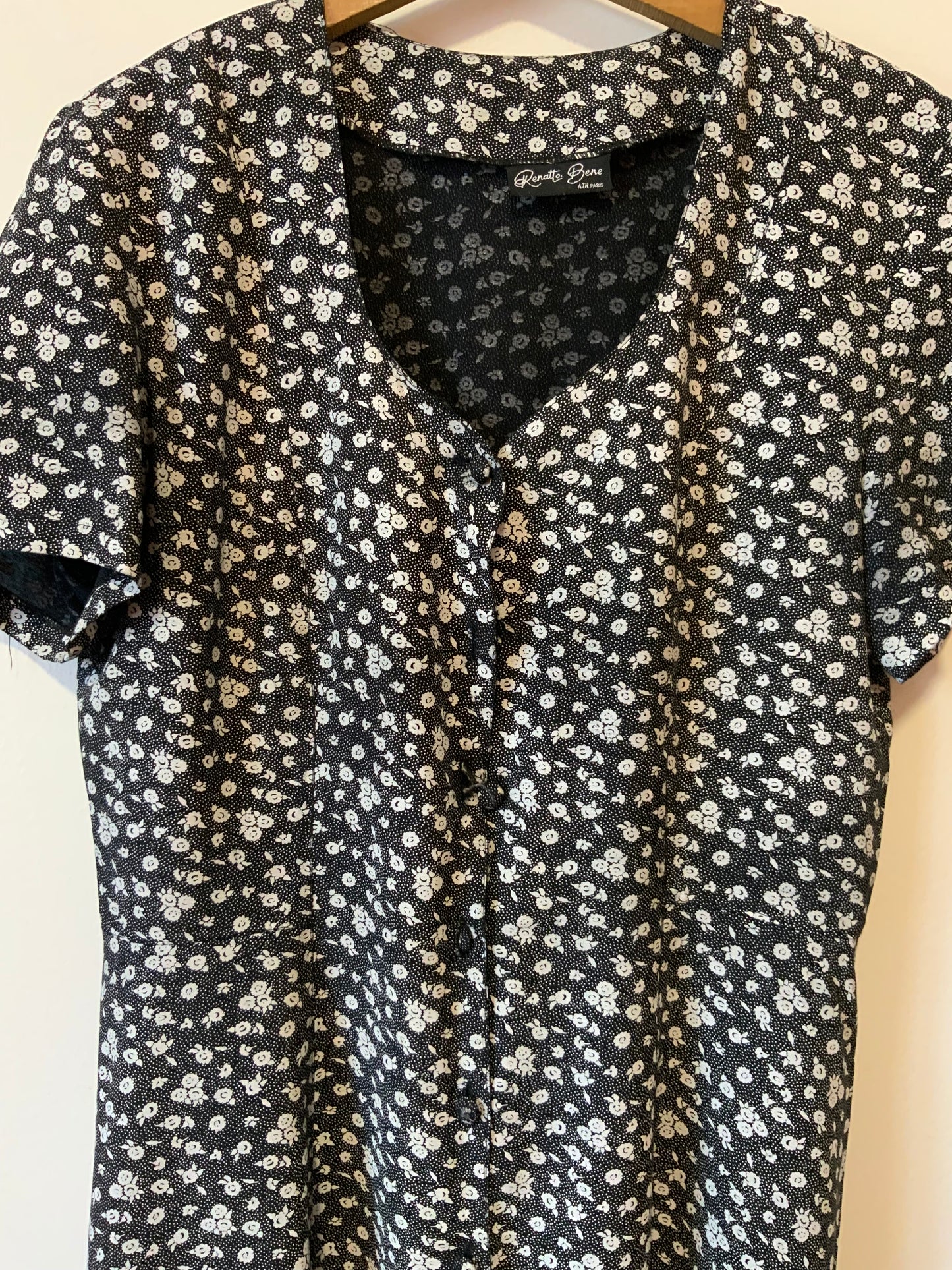 Robe À Fleurs Vintage 1990 France- T44
