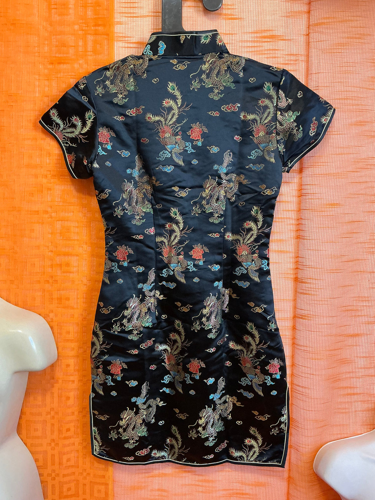 Robe Chinoise Pure Soie Vintage 1980/90-T36
