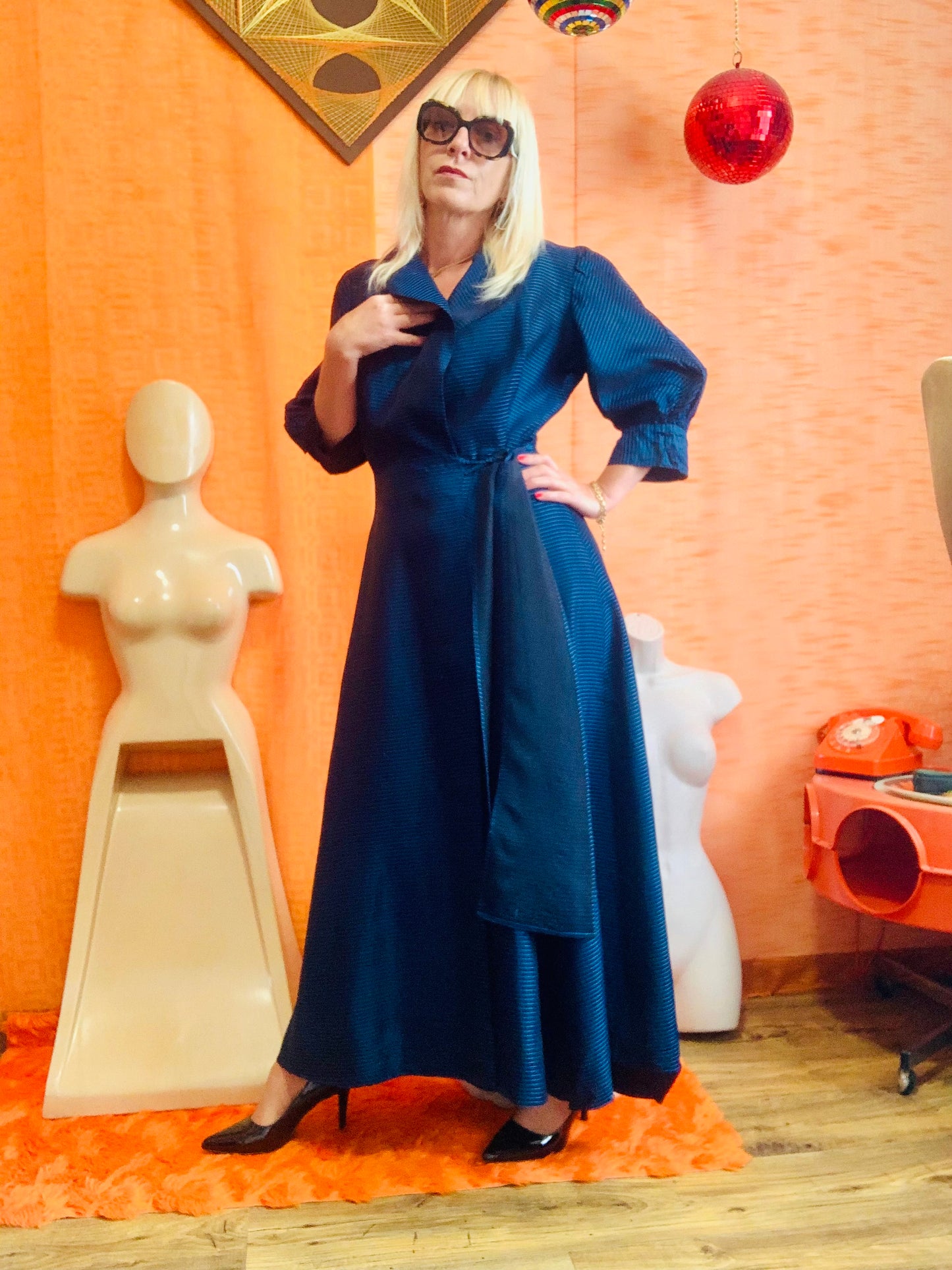 Robe Unique Confection création Vintage 1970/80 - T38