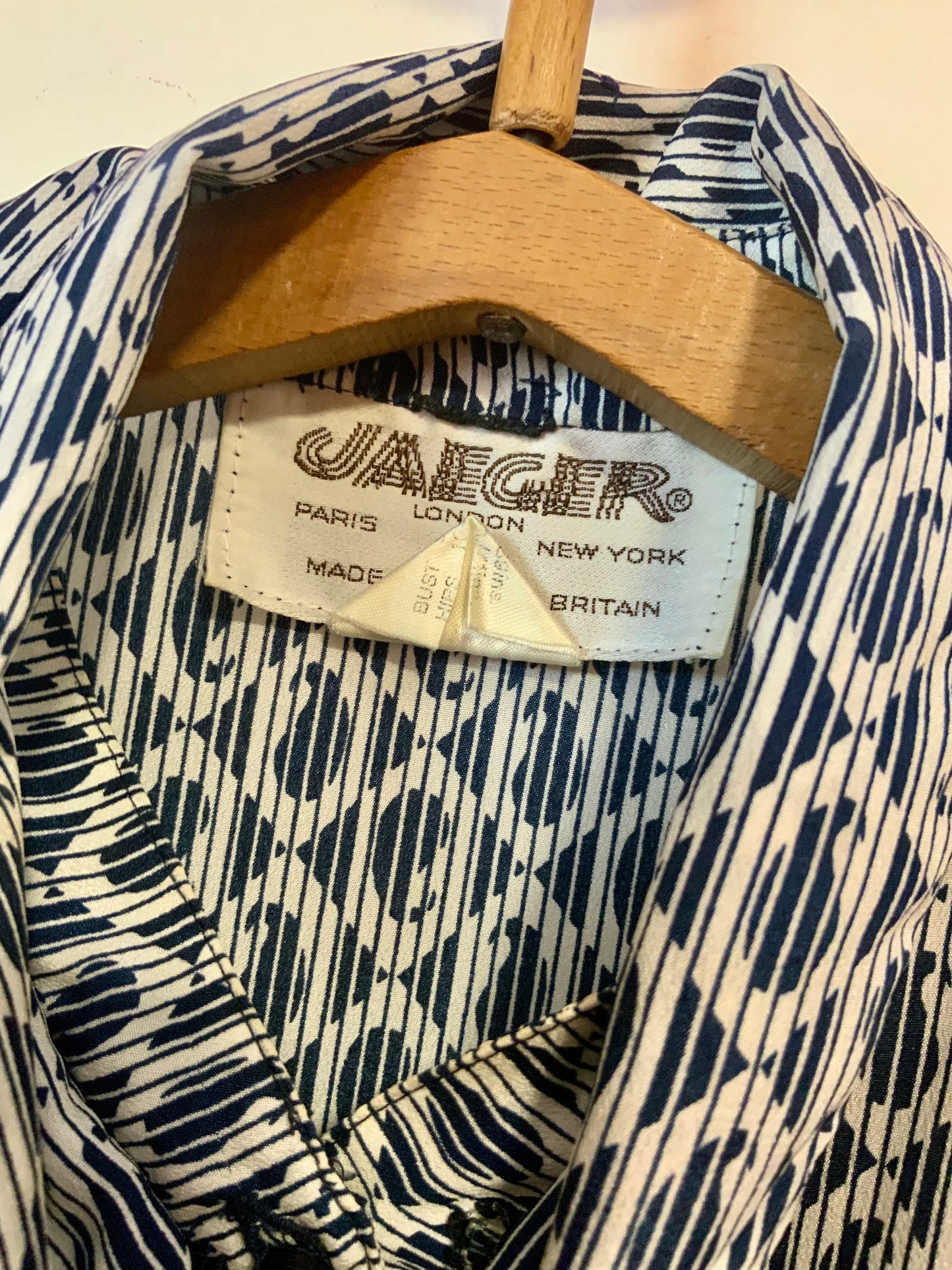 Robe longue plissée Jaeger Vintage Élégance- T46 et inf.