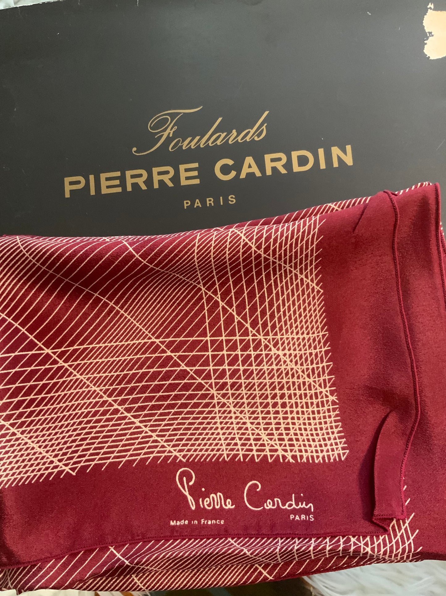 Foulard France Pierre Cardin Vintage