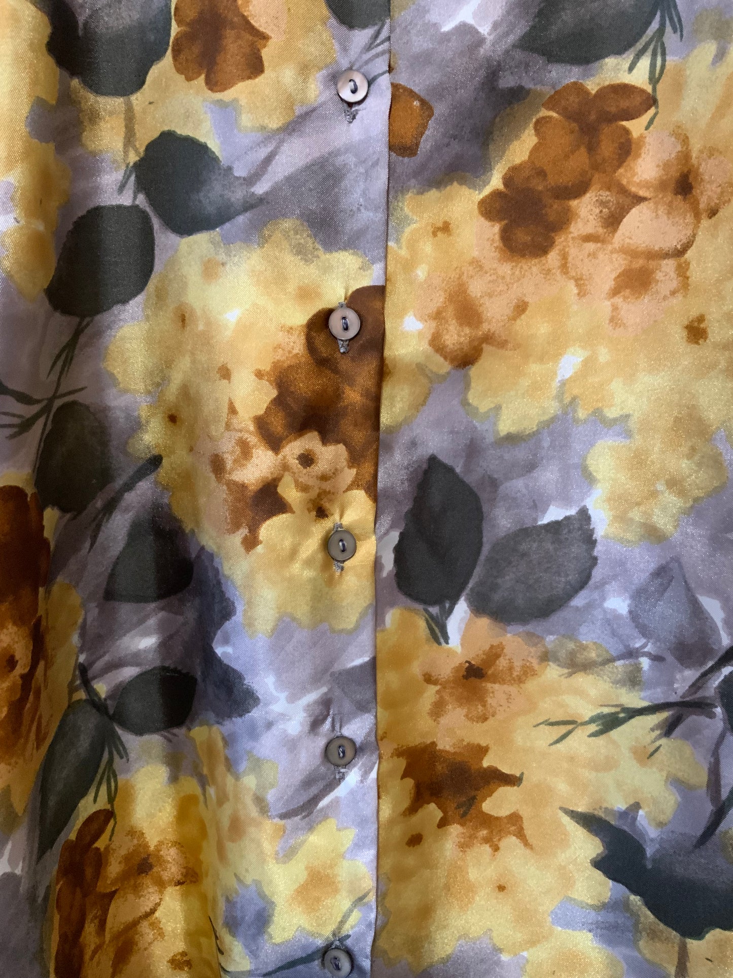 Chemisier à fleurs Vintage Élégance - T42 maxi.
