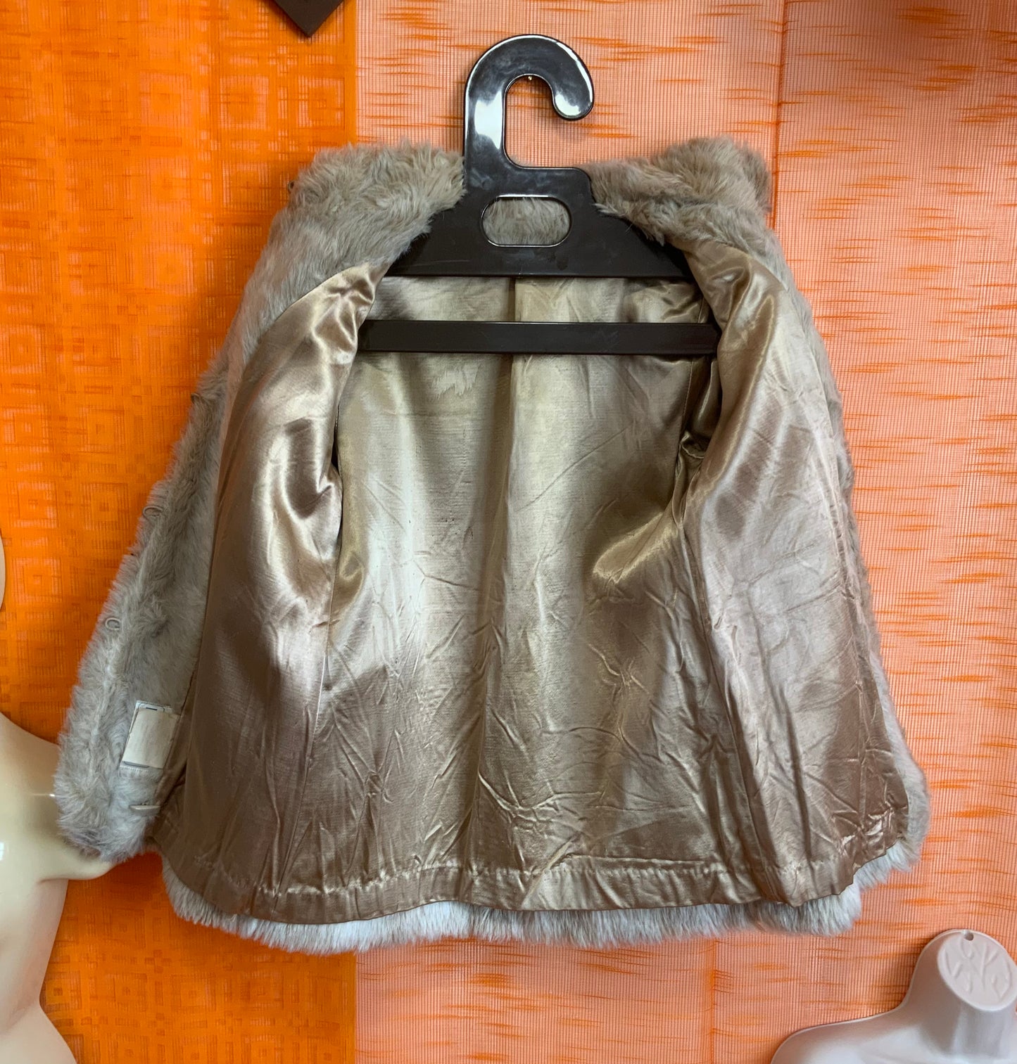 Manteau Canada Vintage 1960/70 Beauté fourrure synthétique - T40 maxi.