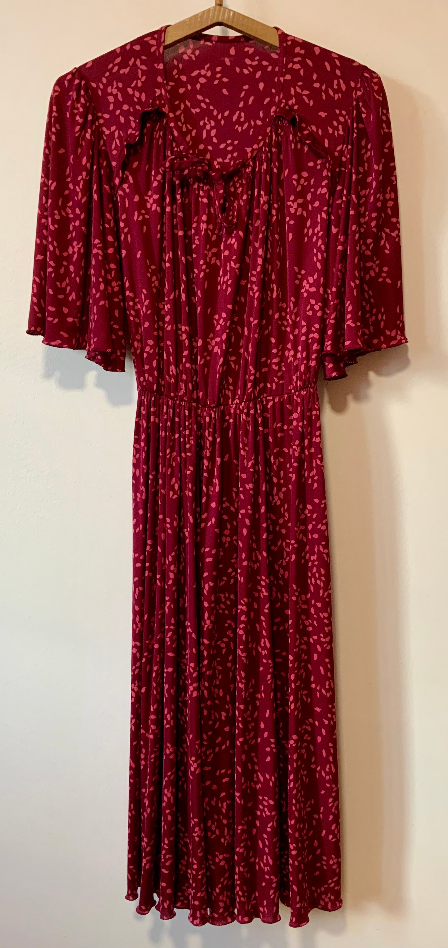 Robe élégante grandes manches Vintage- T42