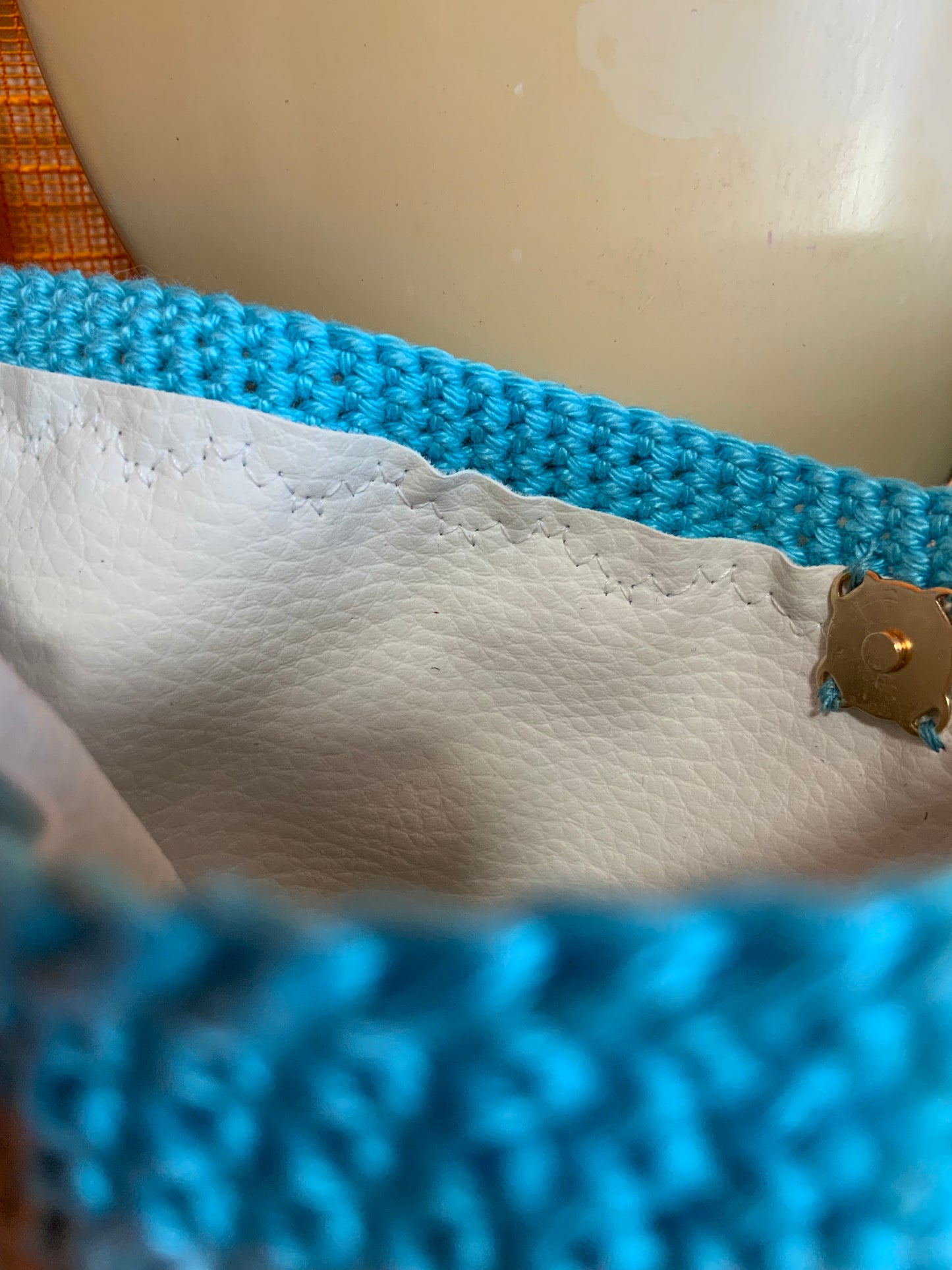 Sac à main fait main en laine au crochet Façon Vintage