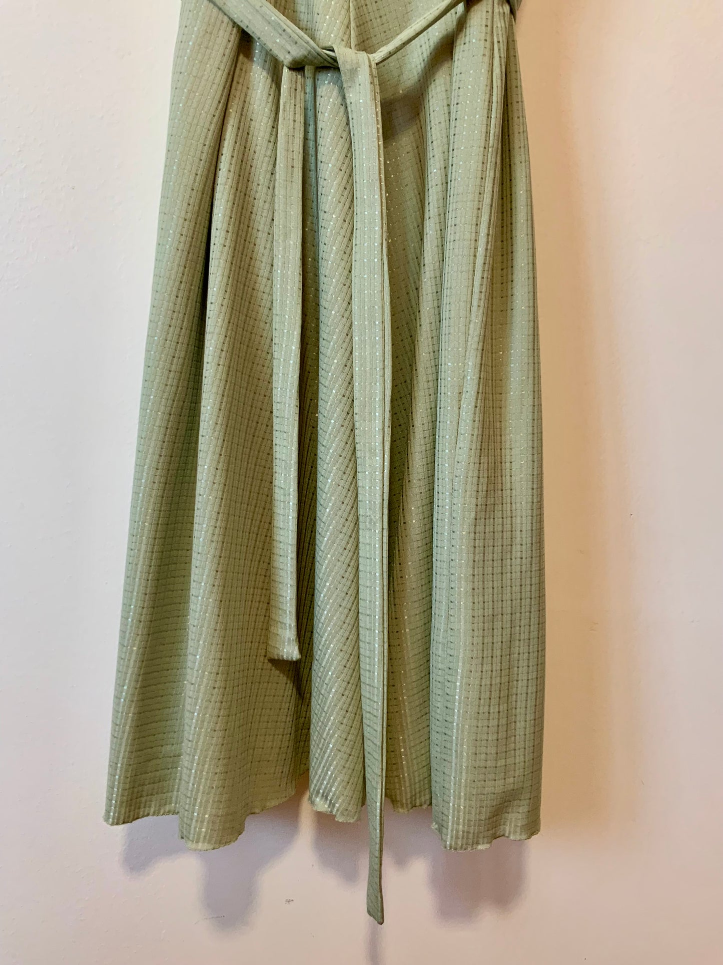 Ensemble Beauté 1960/70 Robe longue patineuse et sa veste Vintage - T44