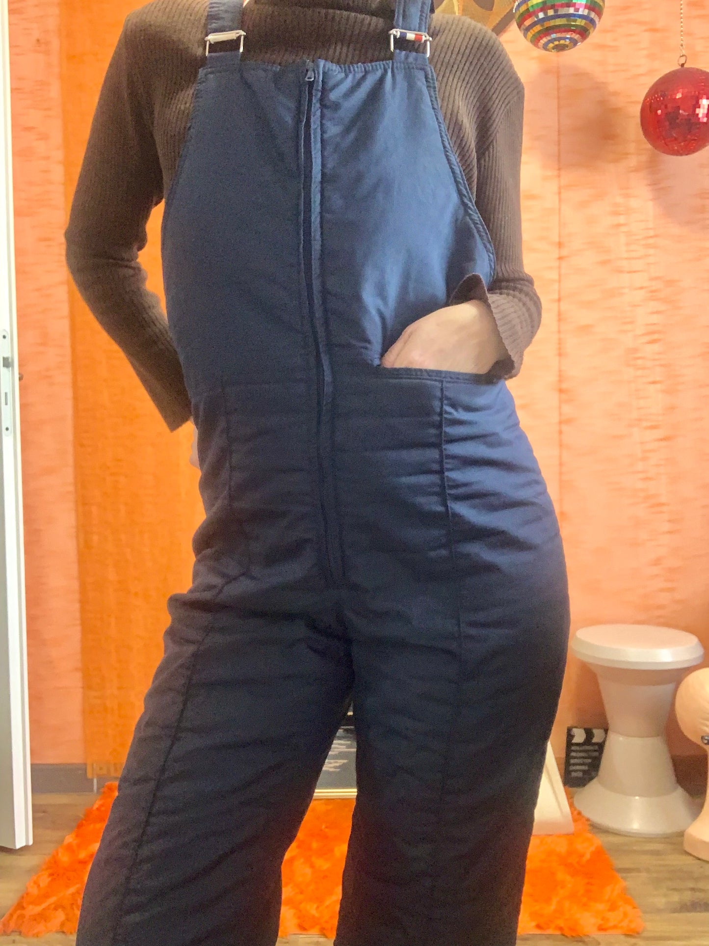 Salopette ski sports d’hiver France 1970