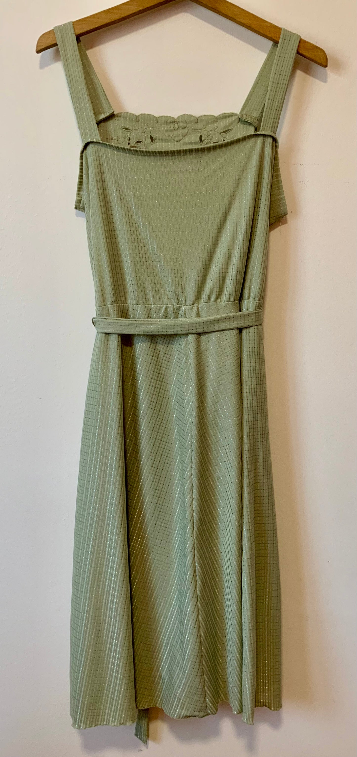 Ensemble Beauté 1960/70 Robe longue patineuse et sa veste Vintage - T44