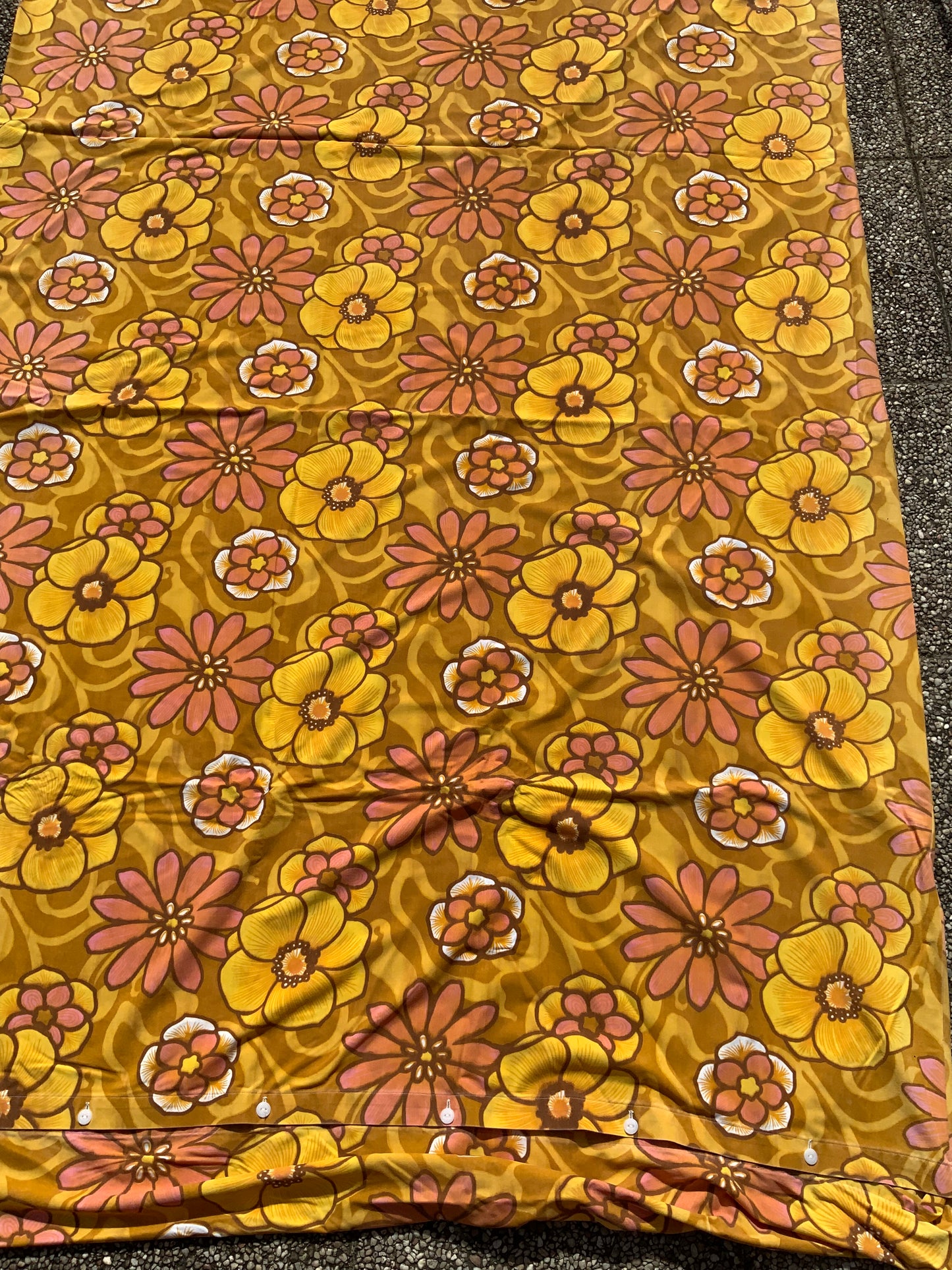 Housse de couette Flowers Power Vintage 1970 - 1 personne.