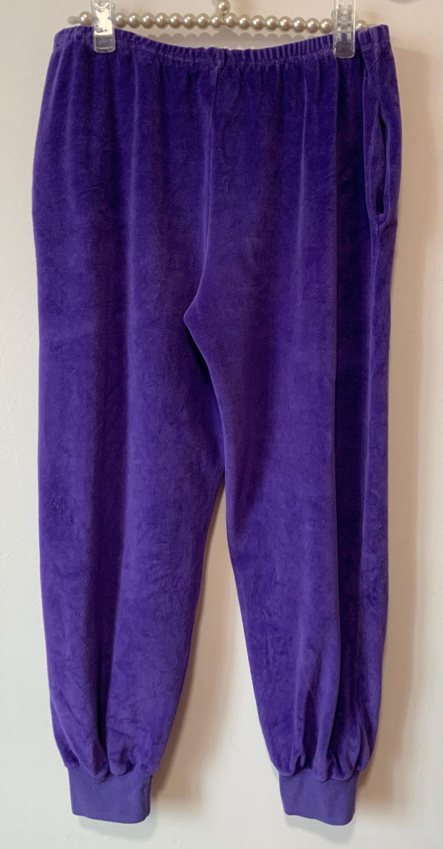 Ensemble de Jogging Velours Vintage Eighties