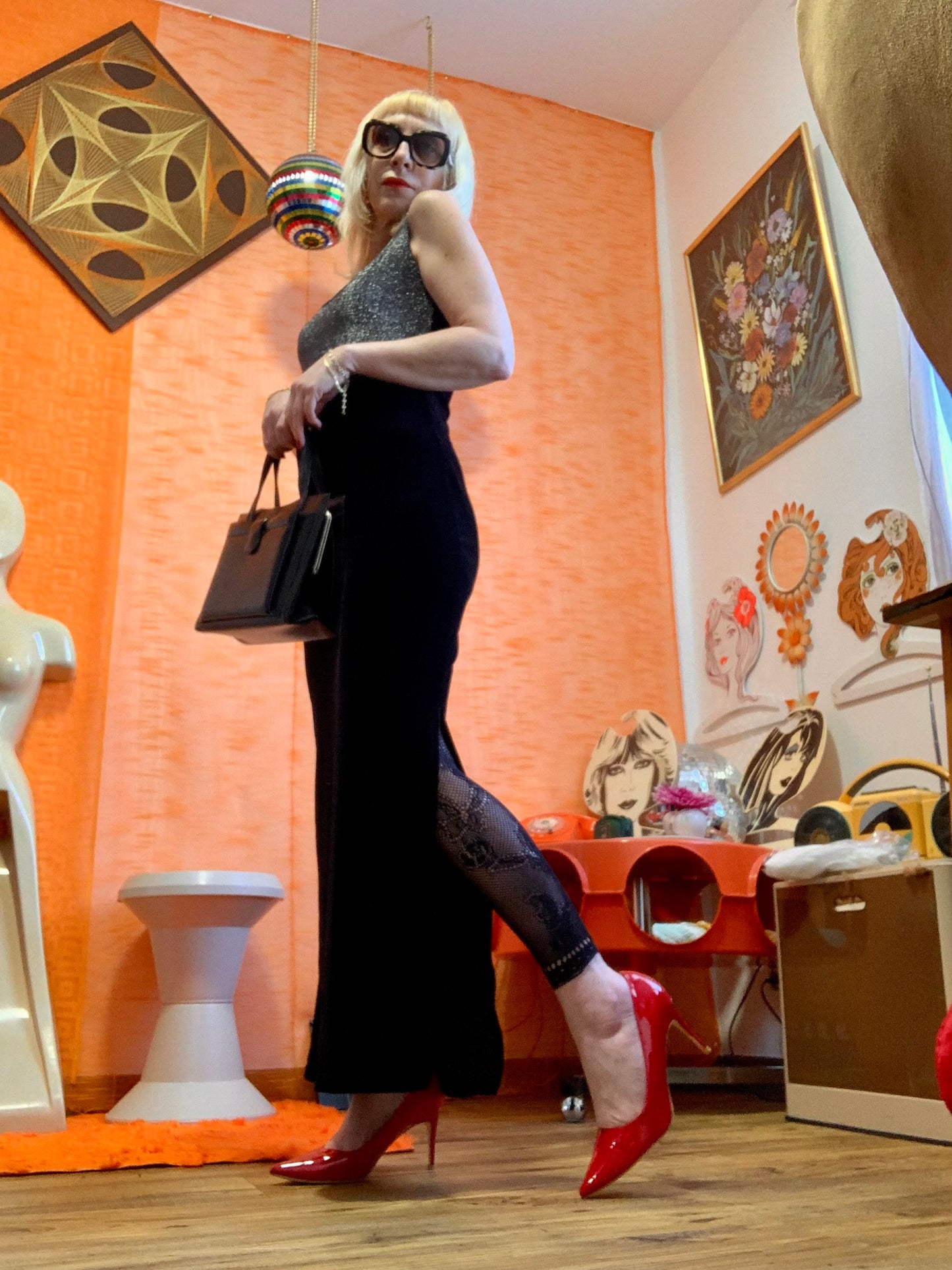 Robe Longue Élégance Vintage 1990 Renatto Bene France - T1