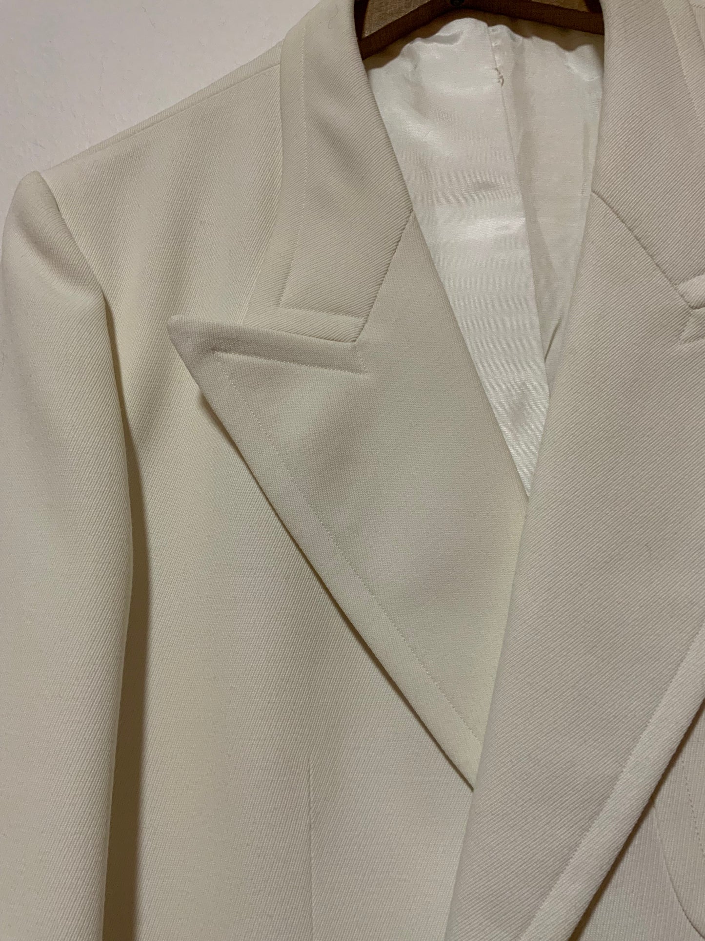 Superbe blazer long croisé grand col Vintage 1970