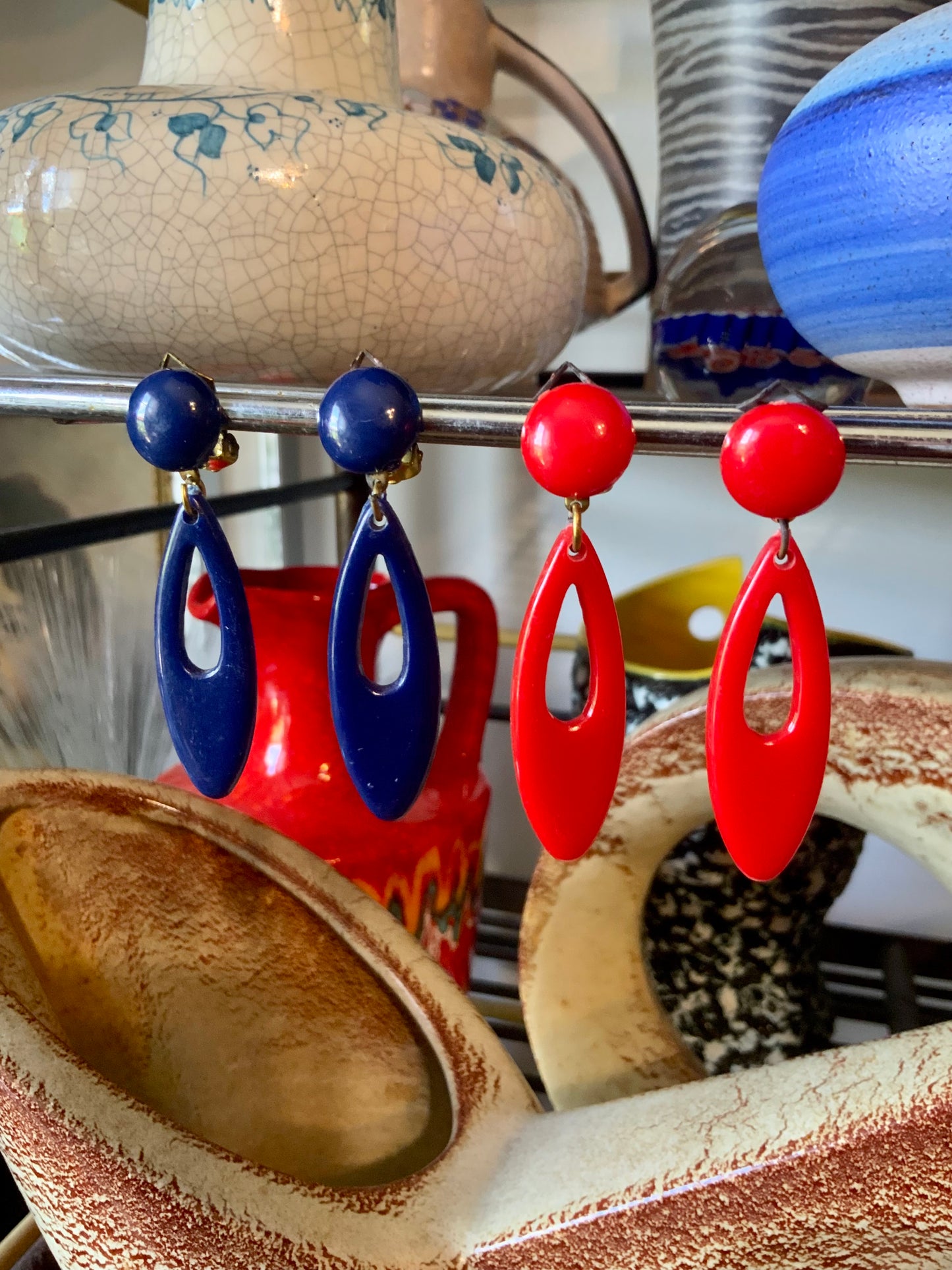 2 paires de Boucles d’oreilles Deadstock 1980