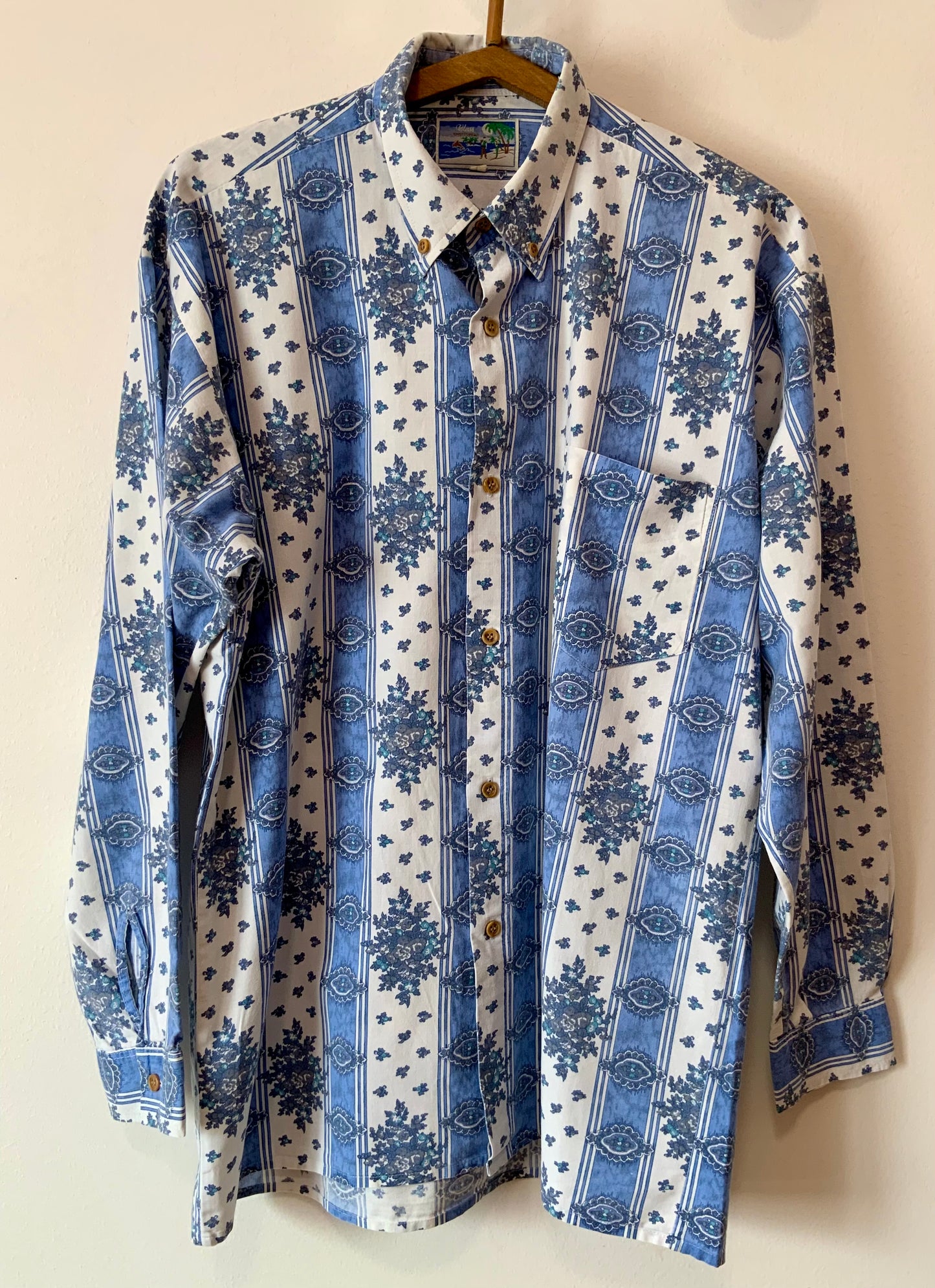 Chemise Provençale Vintage 1980- T50 TU