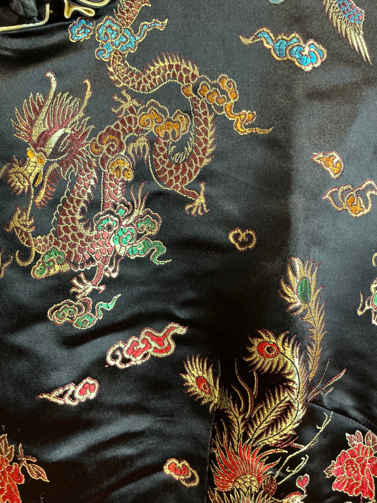 Robe Chinoise Pure Soie Vintage 1980/90-T36