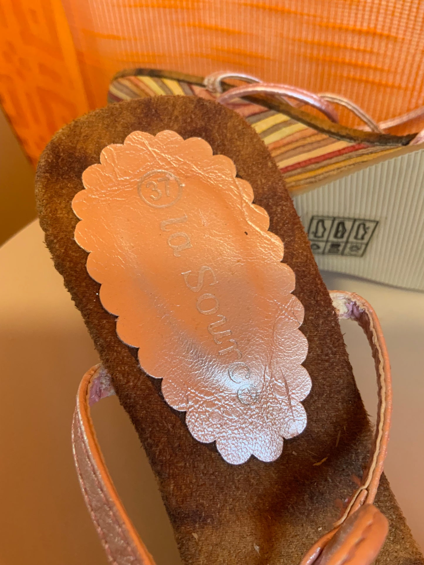 Chaussures Talons compensés Fleurs Vintage 1990- T37.