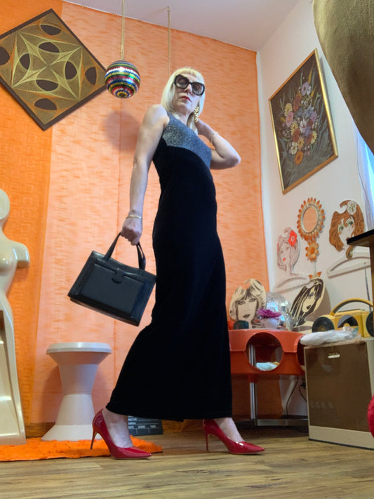 Robe Longue Élégance Vintage 1990 Renatto Bene France - T1