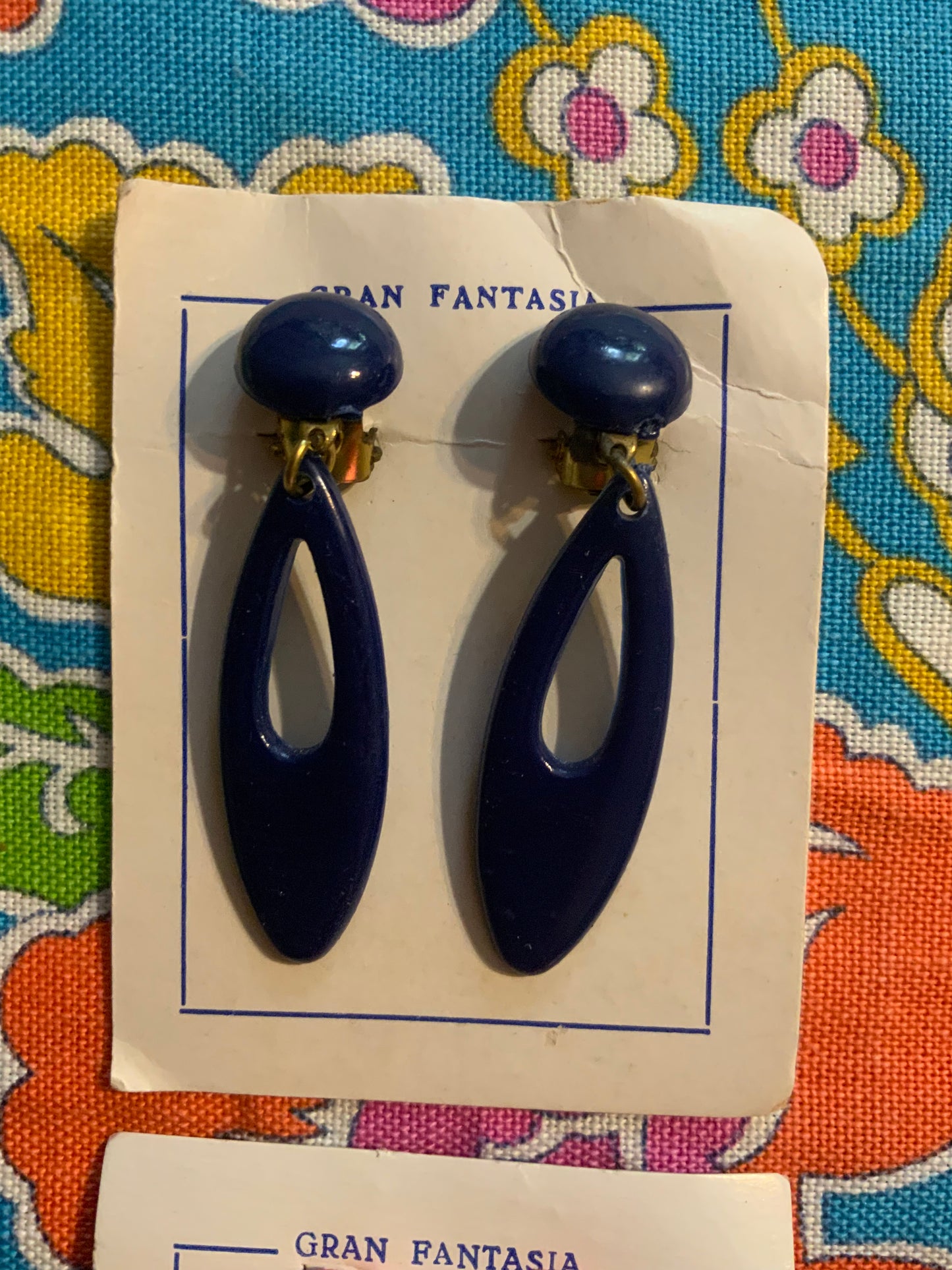 2 paires de Boucles d’oreilles Deadstock 1980