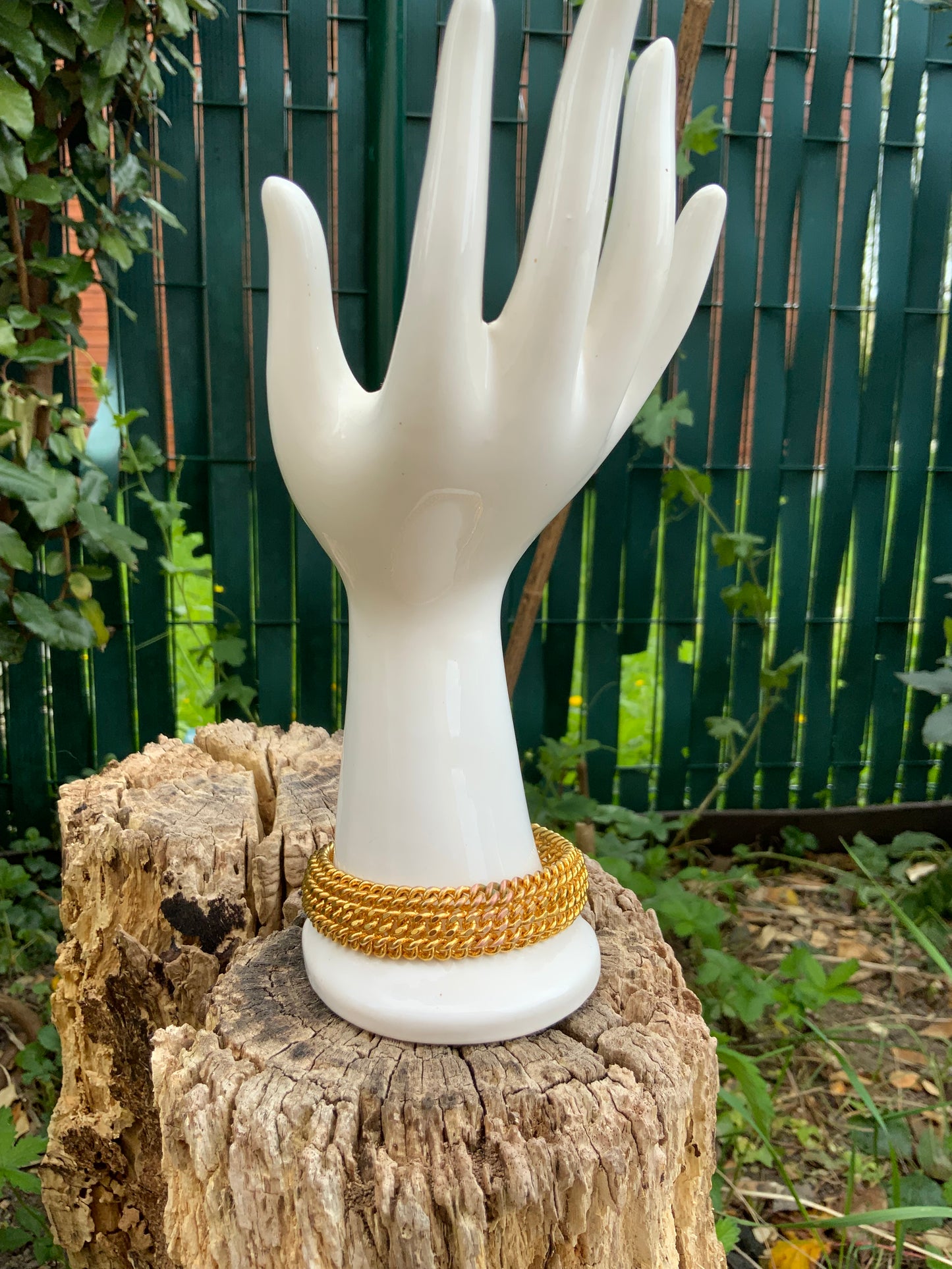 Bracelet Mailles plaqué or Vintage Chic