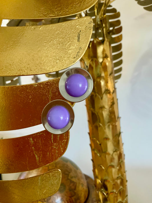 Boucles d’oreilles Design Pur Vintage 1980