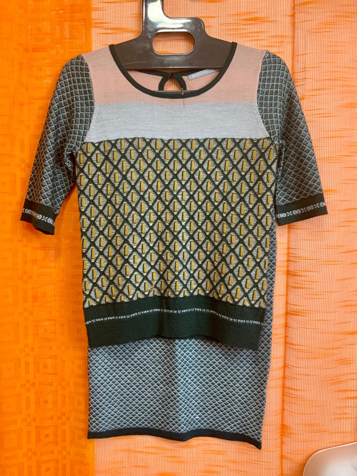 Ensemble Vintage 2000’ Jupe droite et son pull Laine - T34/36