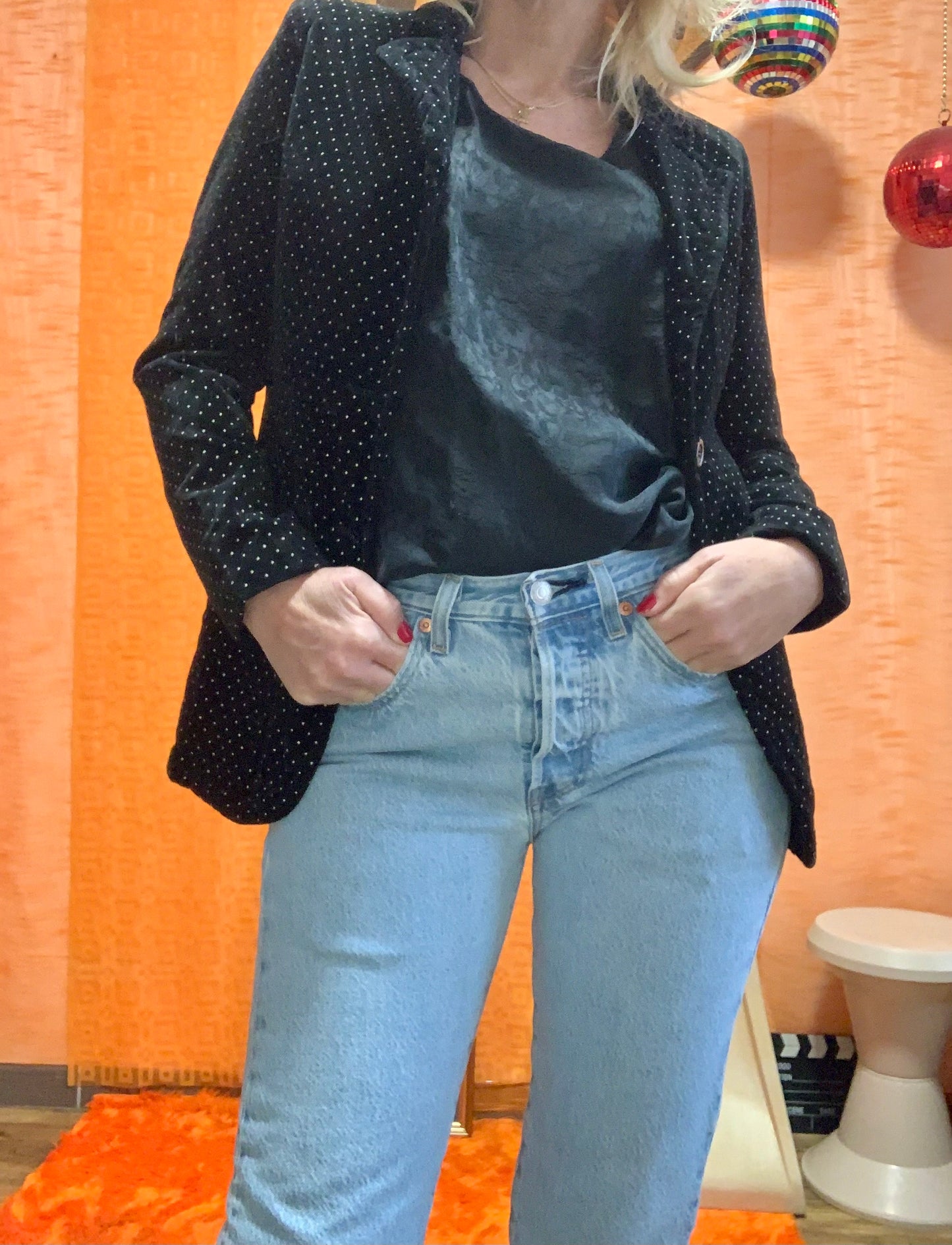 Sublime Veste Velours France Vintage 1970