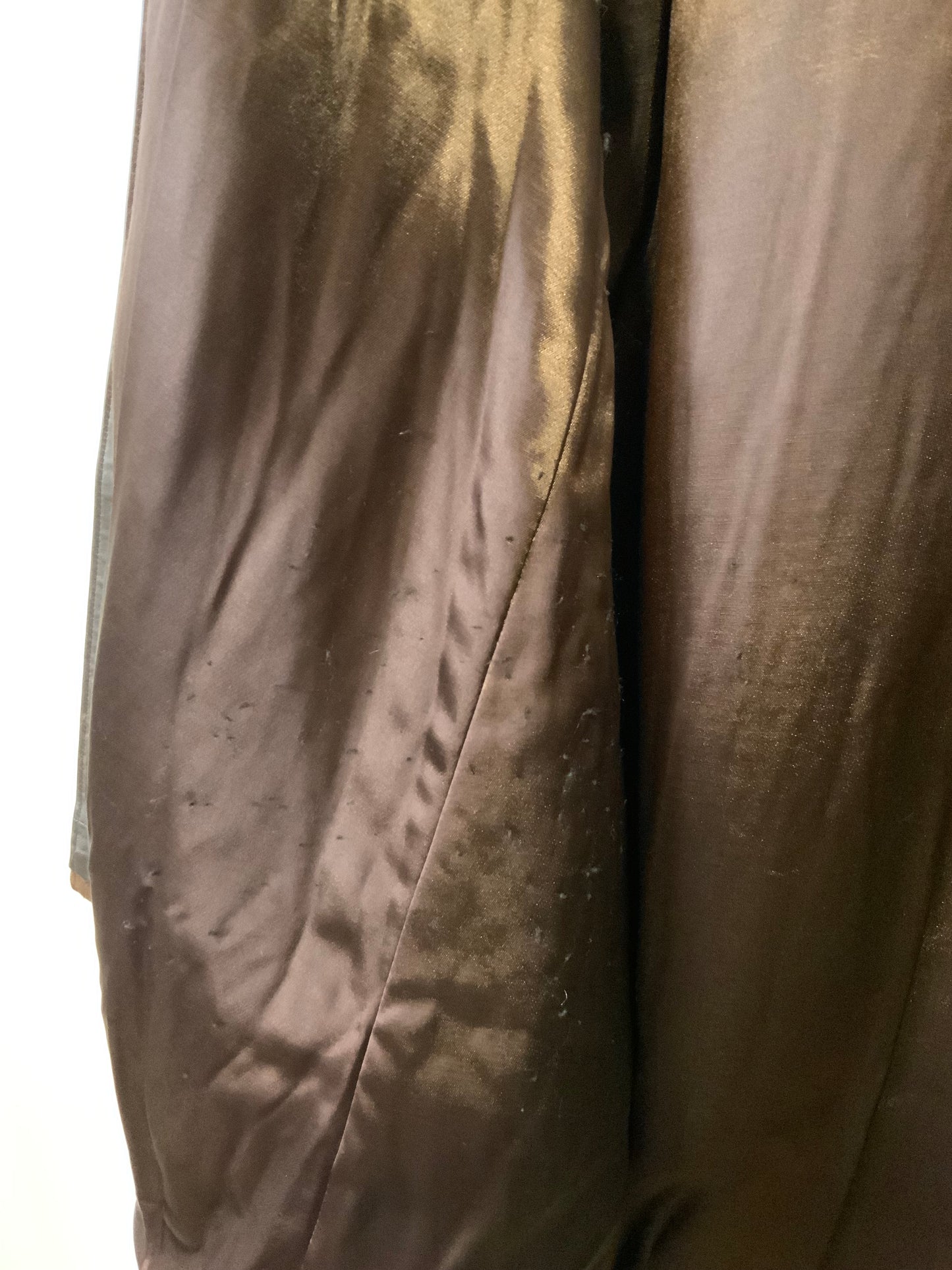 Manteau Élégant Cuir Daim Vintage Élégance 1980-90- T44.
