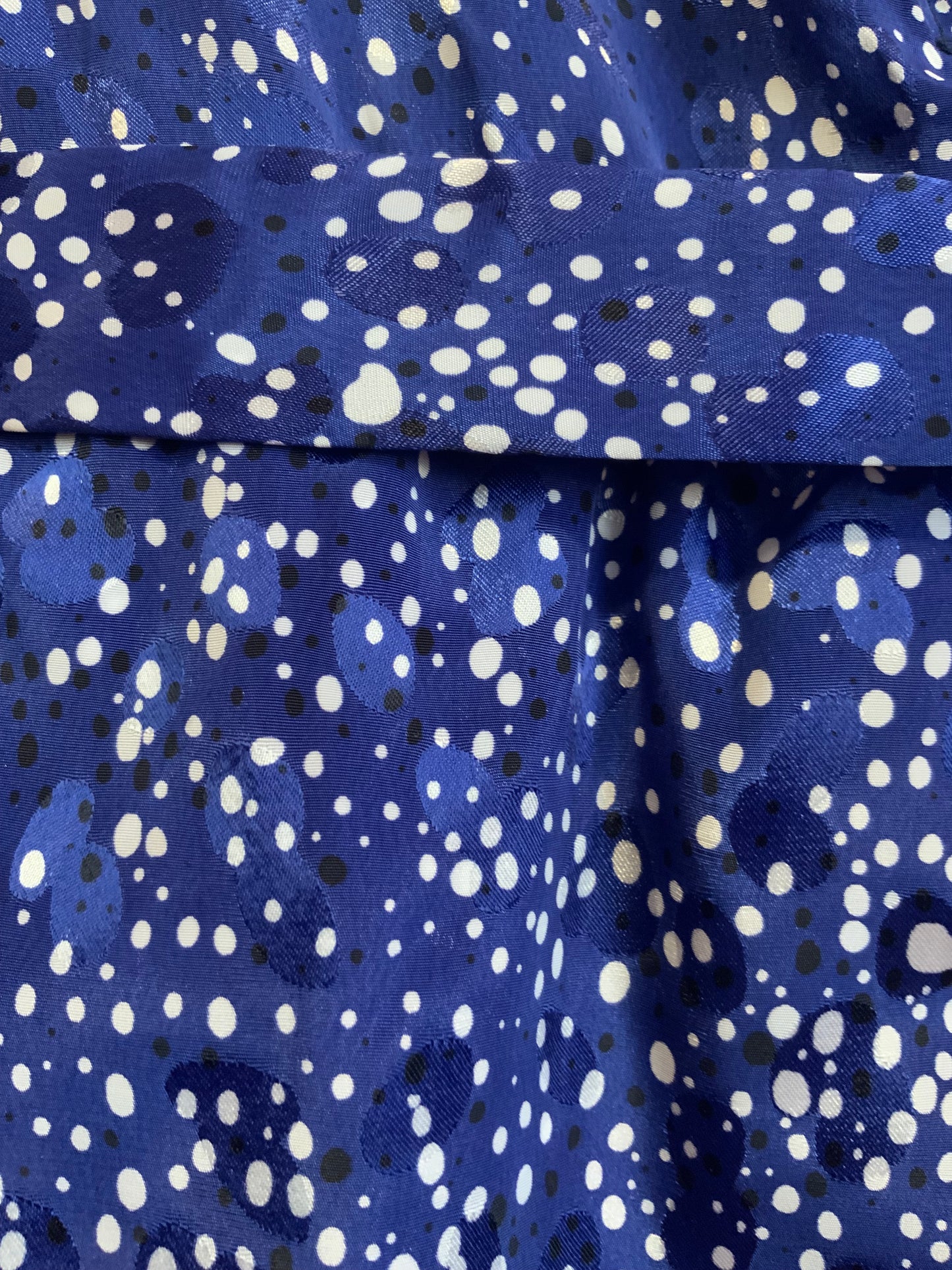 Robe chic de confection main Vintage 1980 petits pois- T42/44