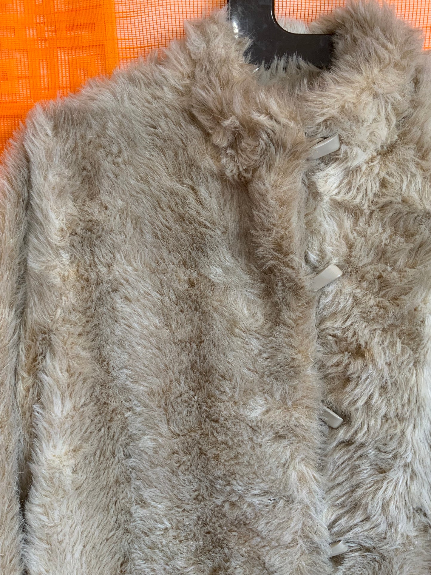 Manteau Canada Vintage 1960/70 Beauté fourrure synthétique - T40 maxi.