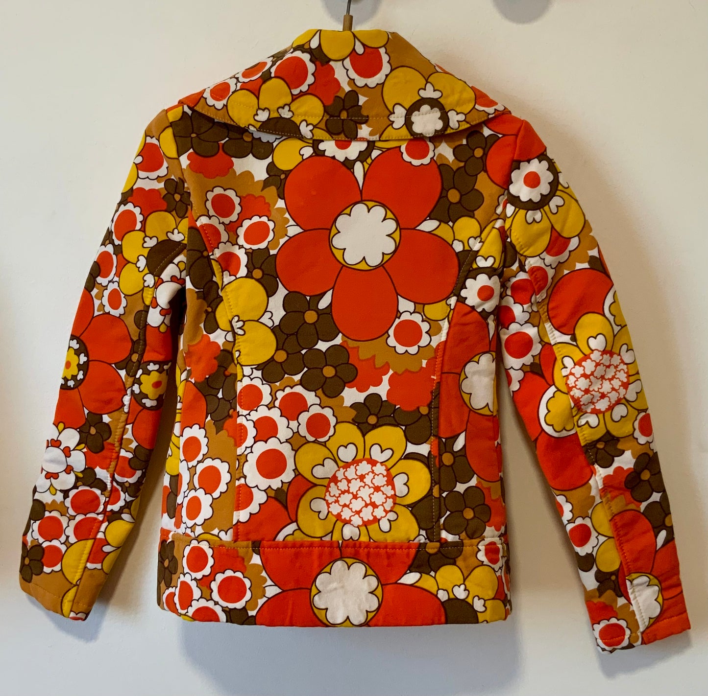 Colsenet Haut de gamme Ensemble Flowers power Vintage 1970 Pièce exceptionnelle- T32