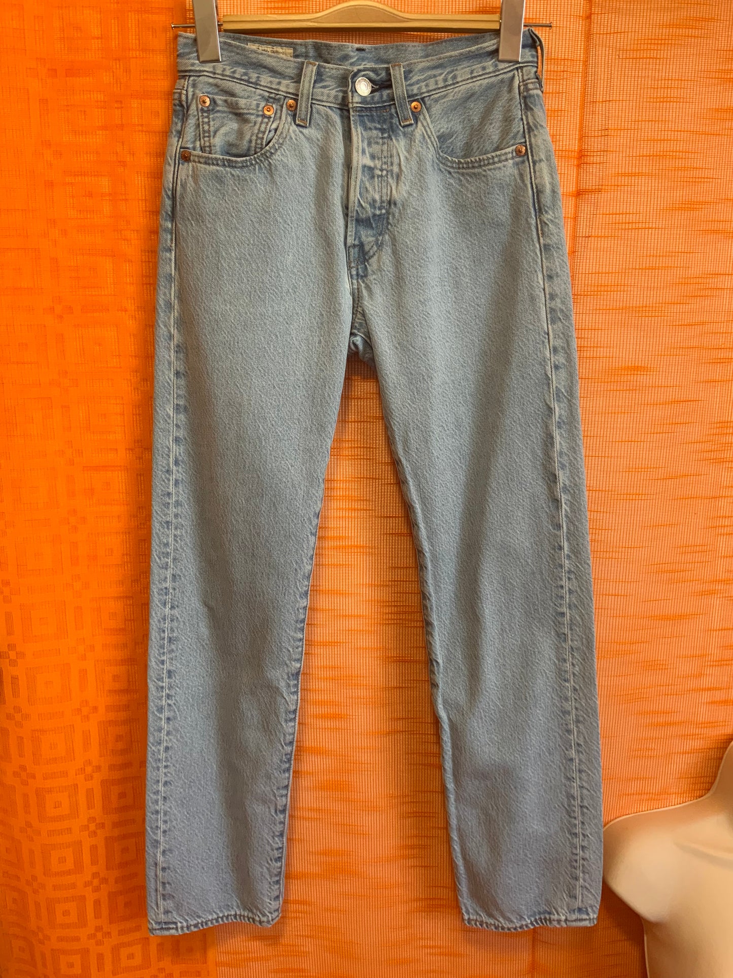 Jean Levi’s 501 denim bleu clair-T34