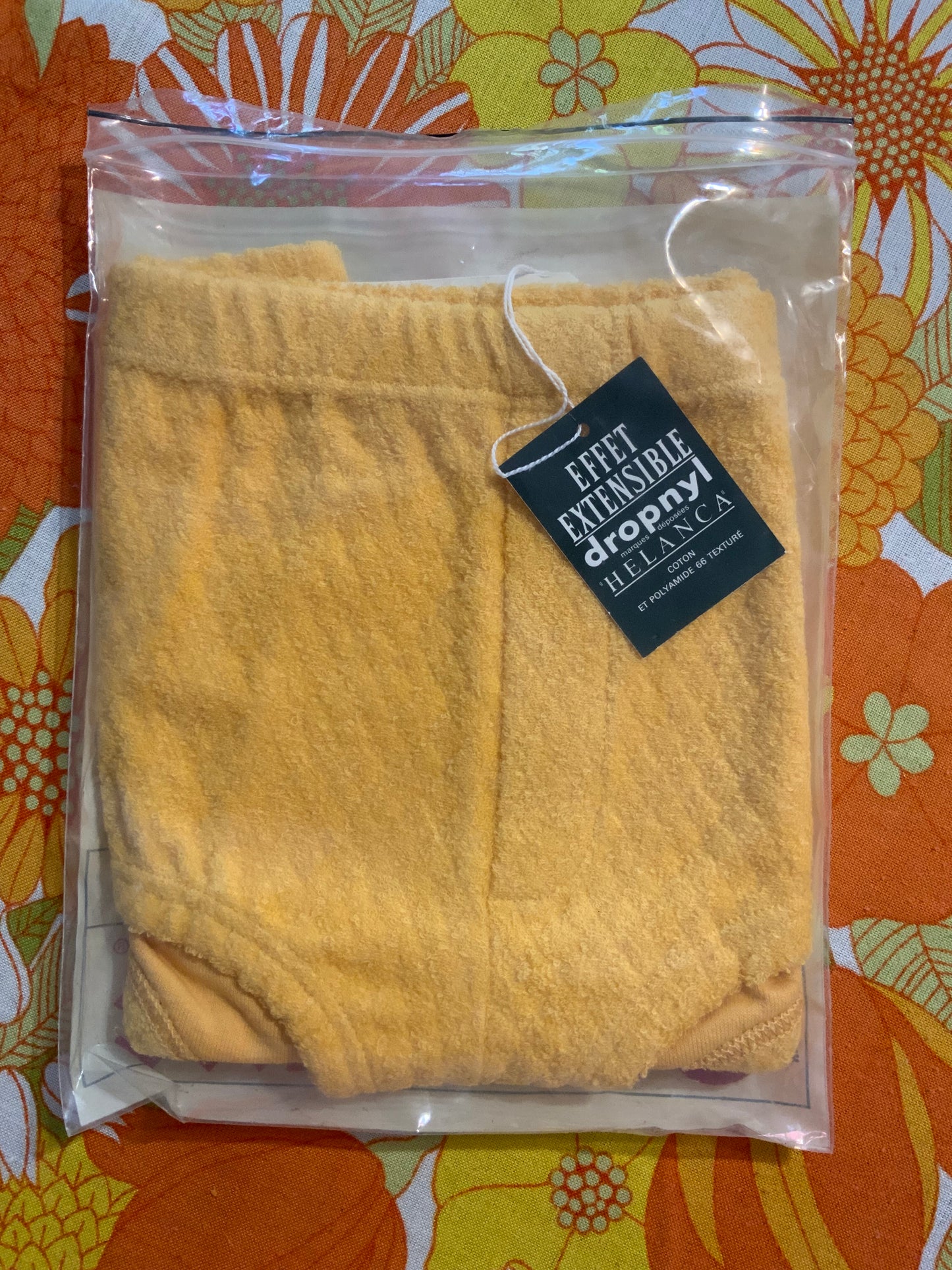 Culotte Shorty Eponge Deadstock 1970 France Éminence - T38 maxi.