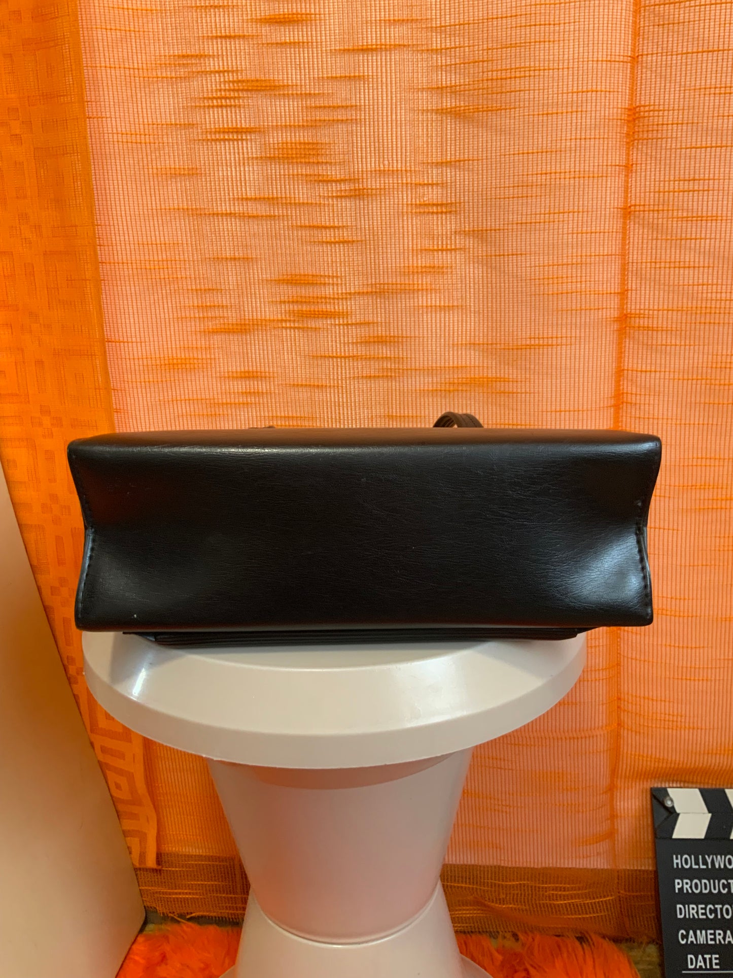 Superbe sac à main Vintage 1960/70 Cuir noir