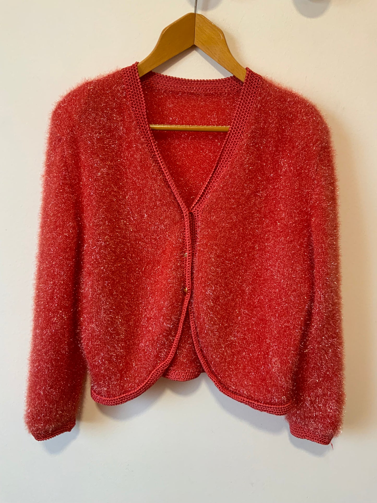 Gilet Anny Blatt Vintage avec épaulettes - T46